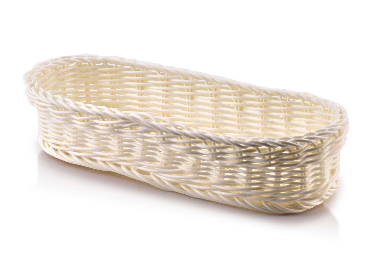 BESTECKKORB Sino Creme 27/11/7 cm Holz - Creme, Holzwerkstoff (11/7/27cm) - Mondex