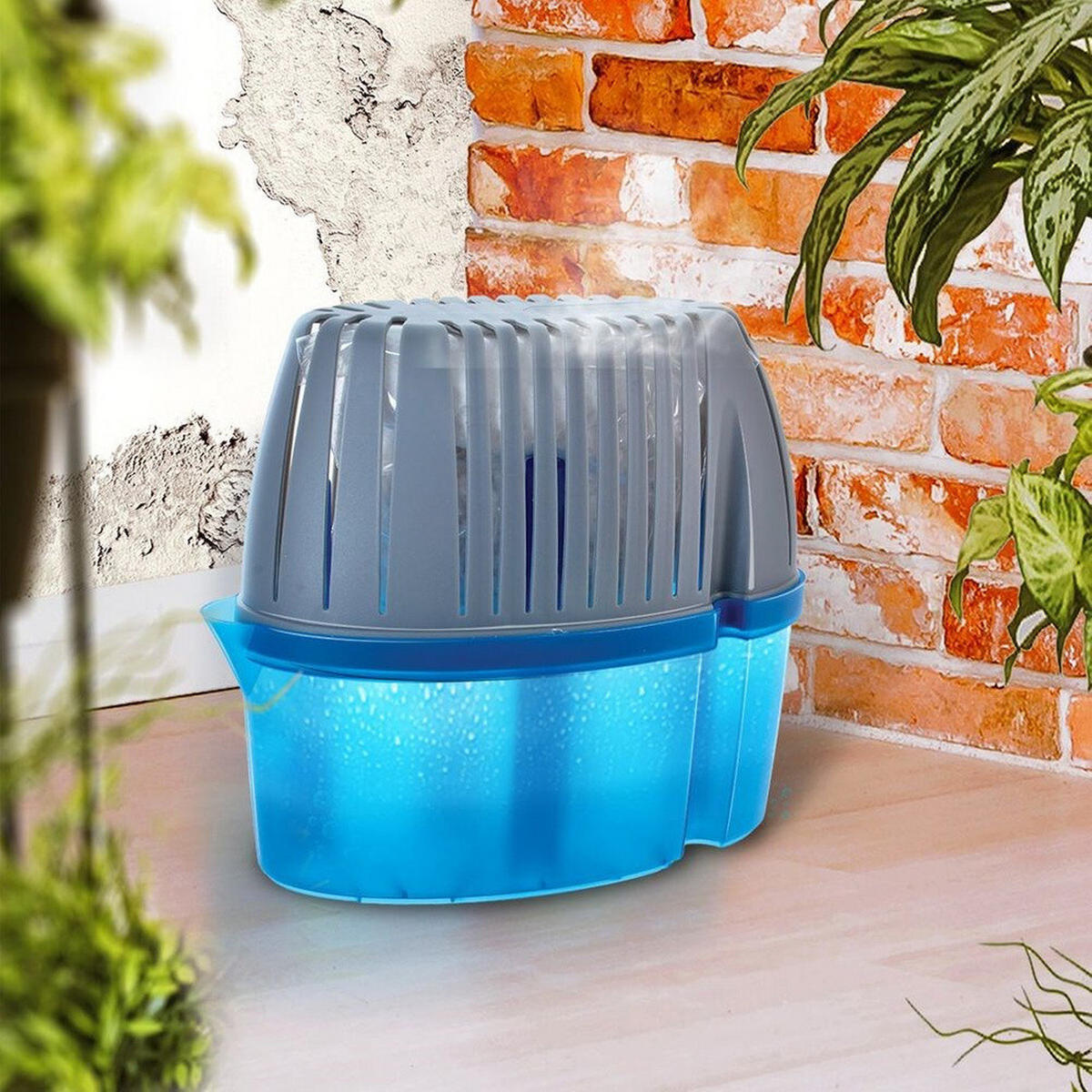 FEUCHTIGKEITSABSORBER Ultra Fresh blau - Blau, Kunststoff (9/18.5/21cm) - Orion 