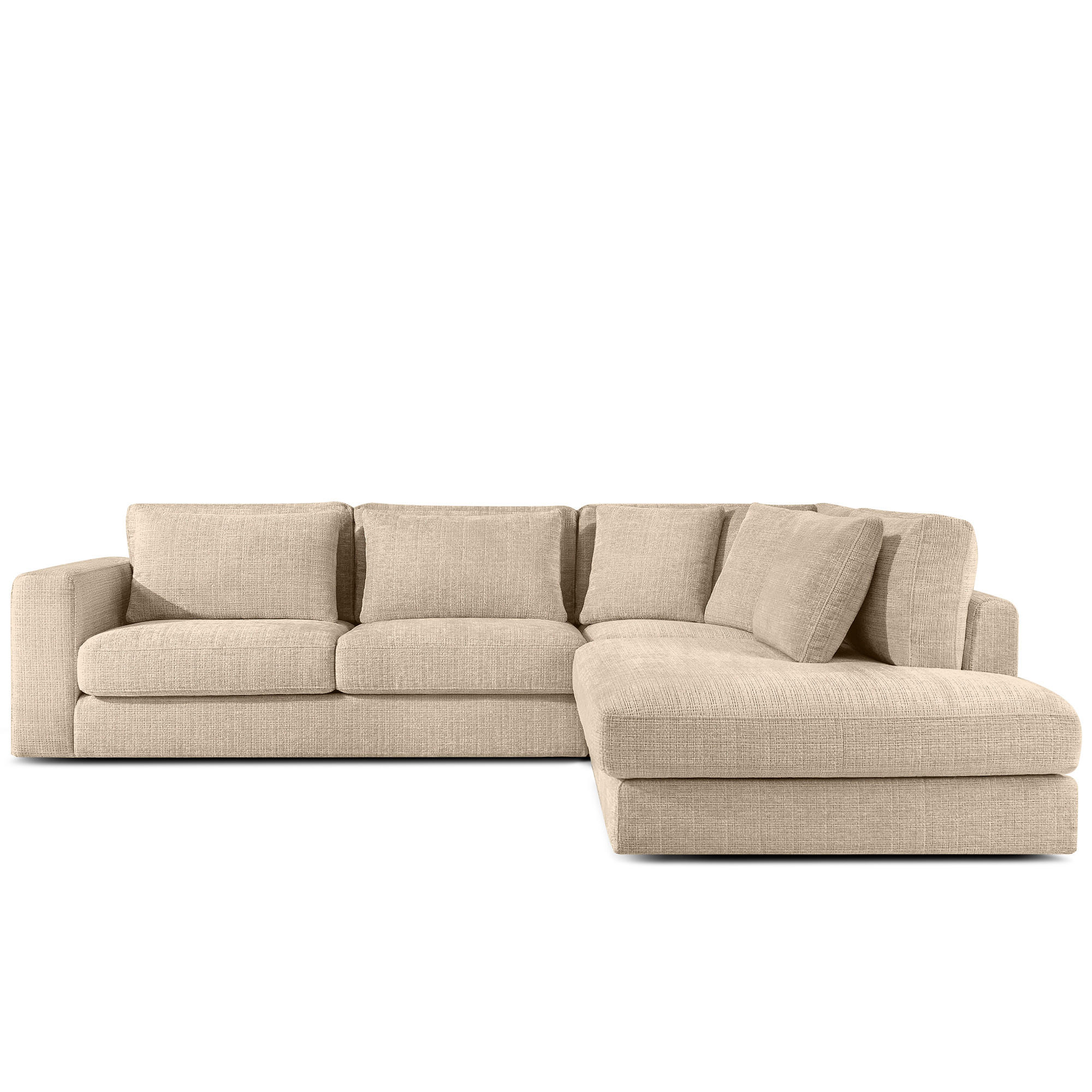 Konsimo® Ecksofa Beige 297x248 cm