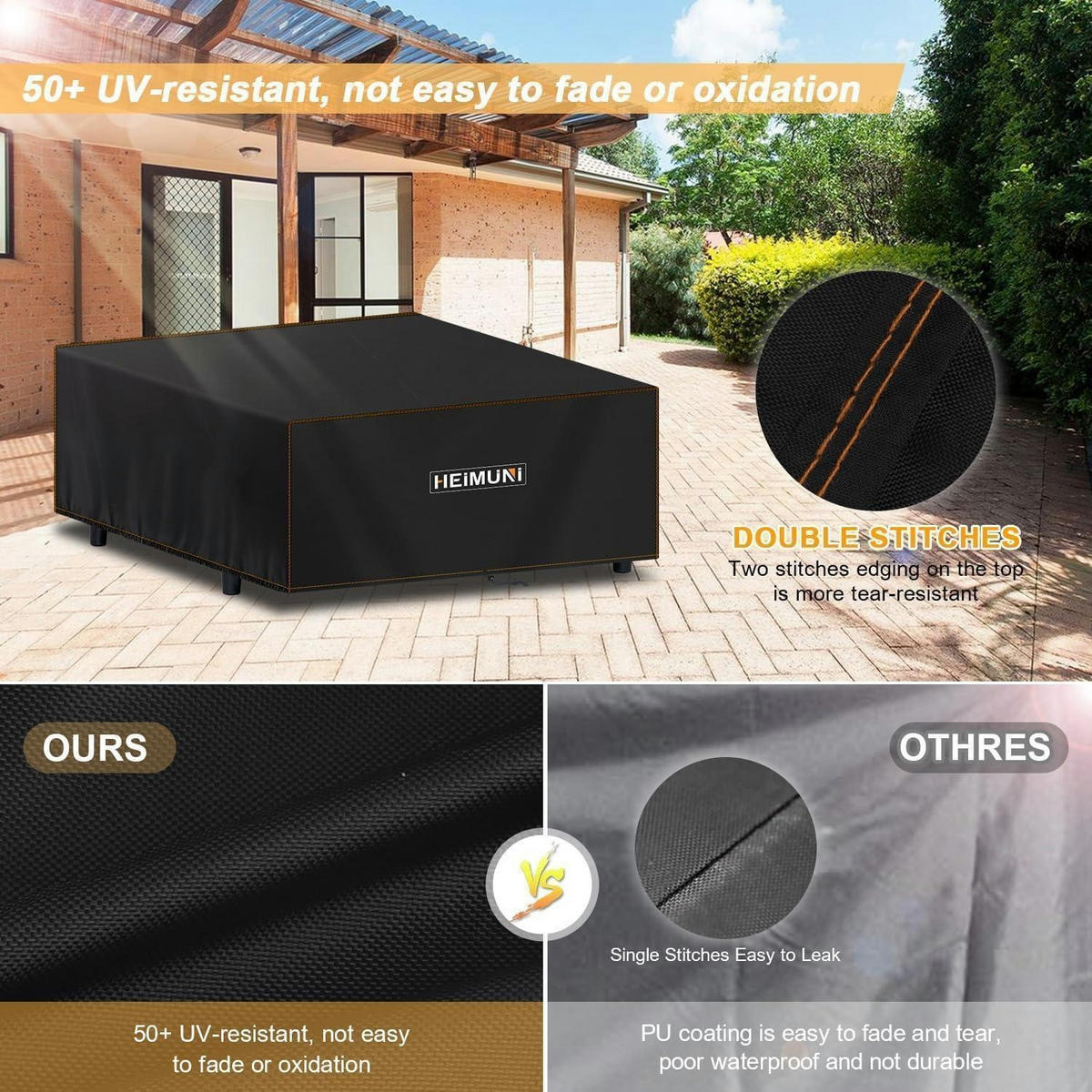 GRILLABDECKUNG 65 x 60 x 25 cm Wetterfest Wasserdicht 420D Oxford - Schwarz, Kunststoff (1/1/1cm)