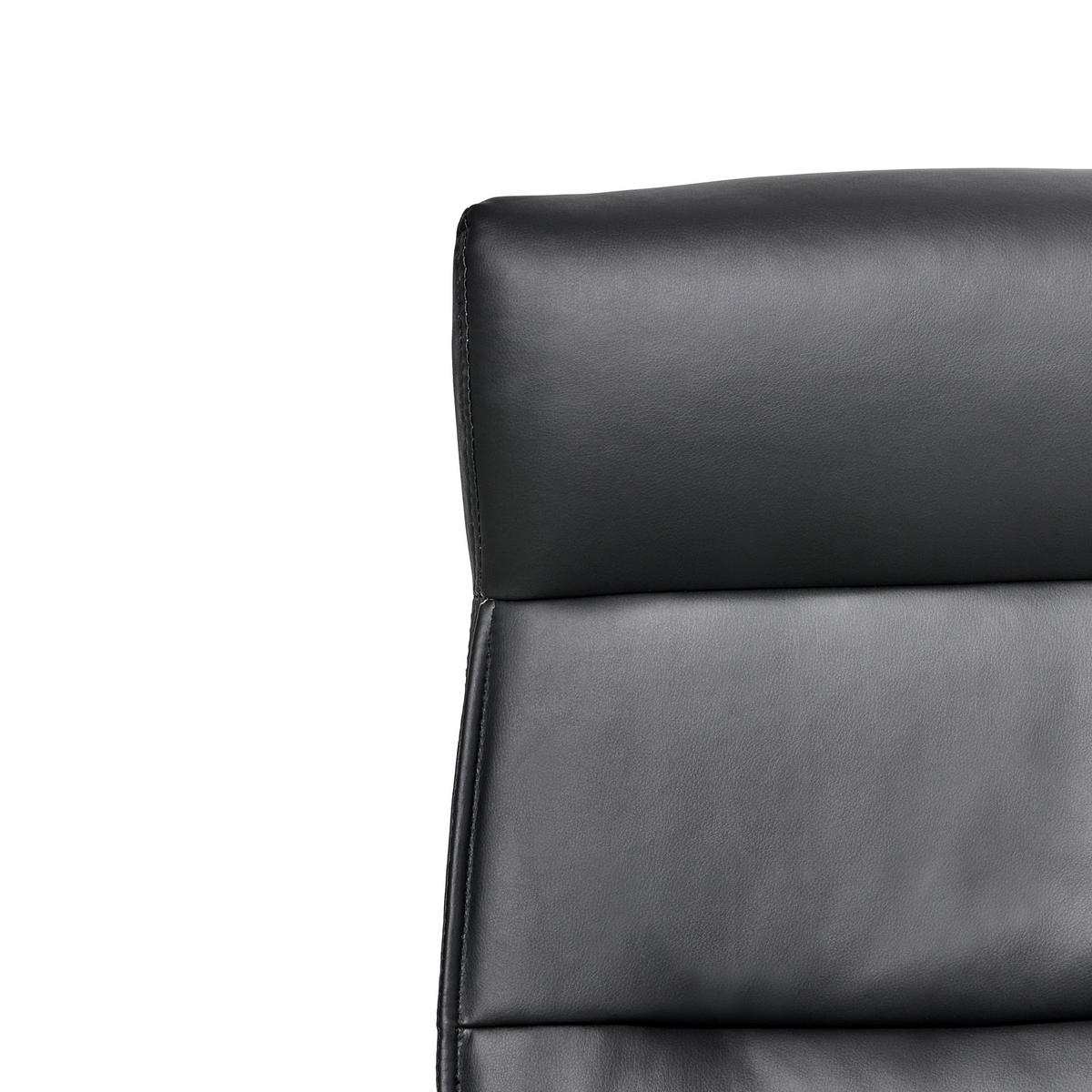 CHEFSESSEL Schwarz Guru - Schwarz, Kunststoff (65/114/73cm) - Beliani