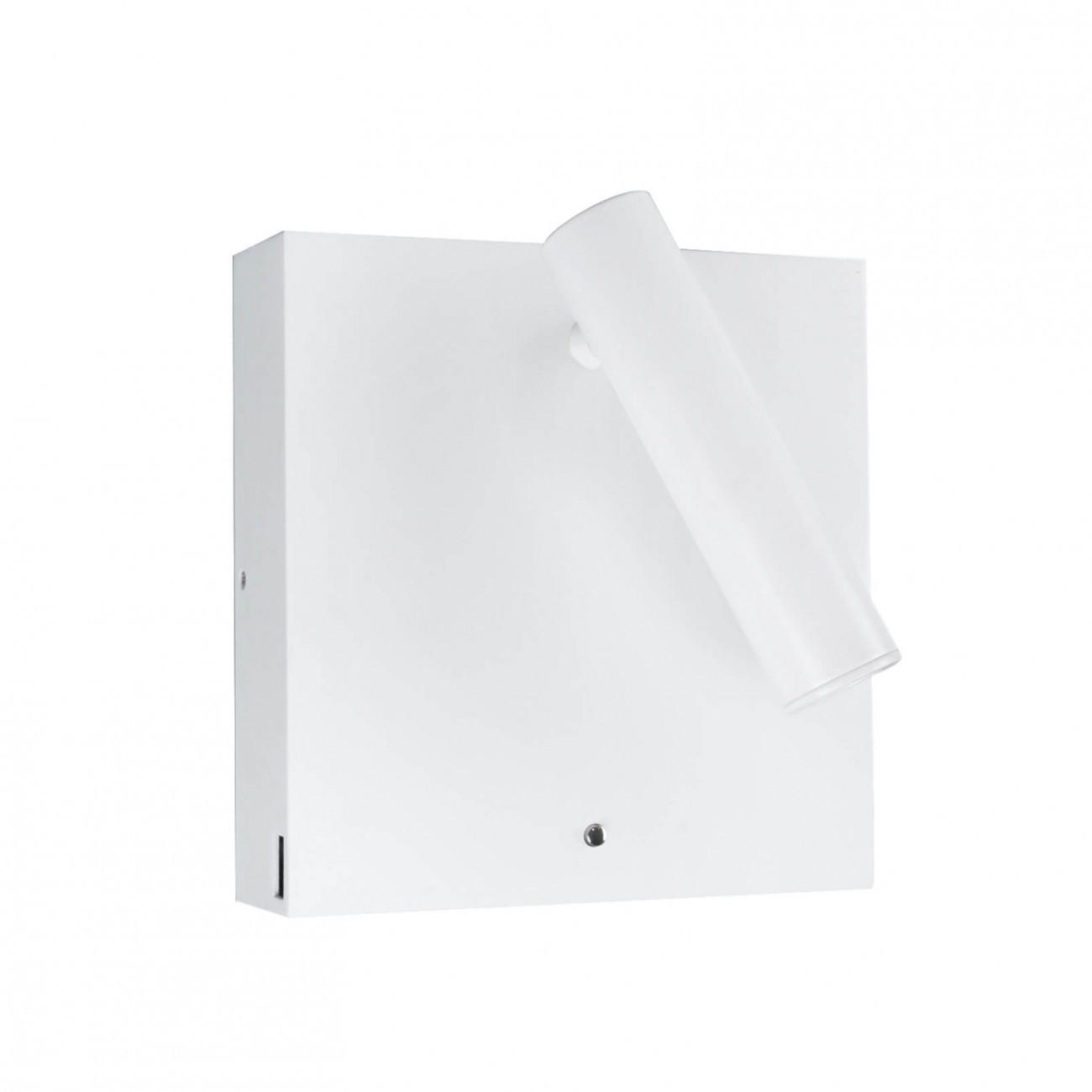 WANDLEUCHTE Lancaster, Weiß, 16cm, Dimmbar - Weiß, Metall (4/16/15.5cm) - KOSILUM
