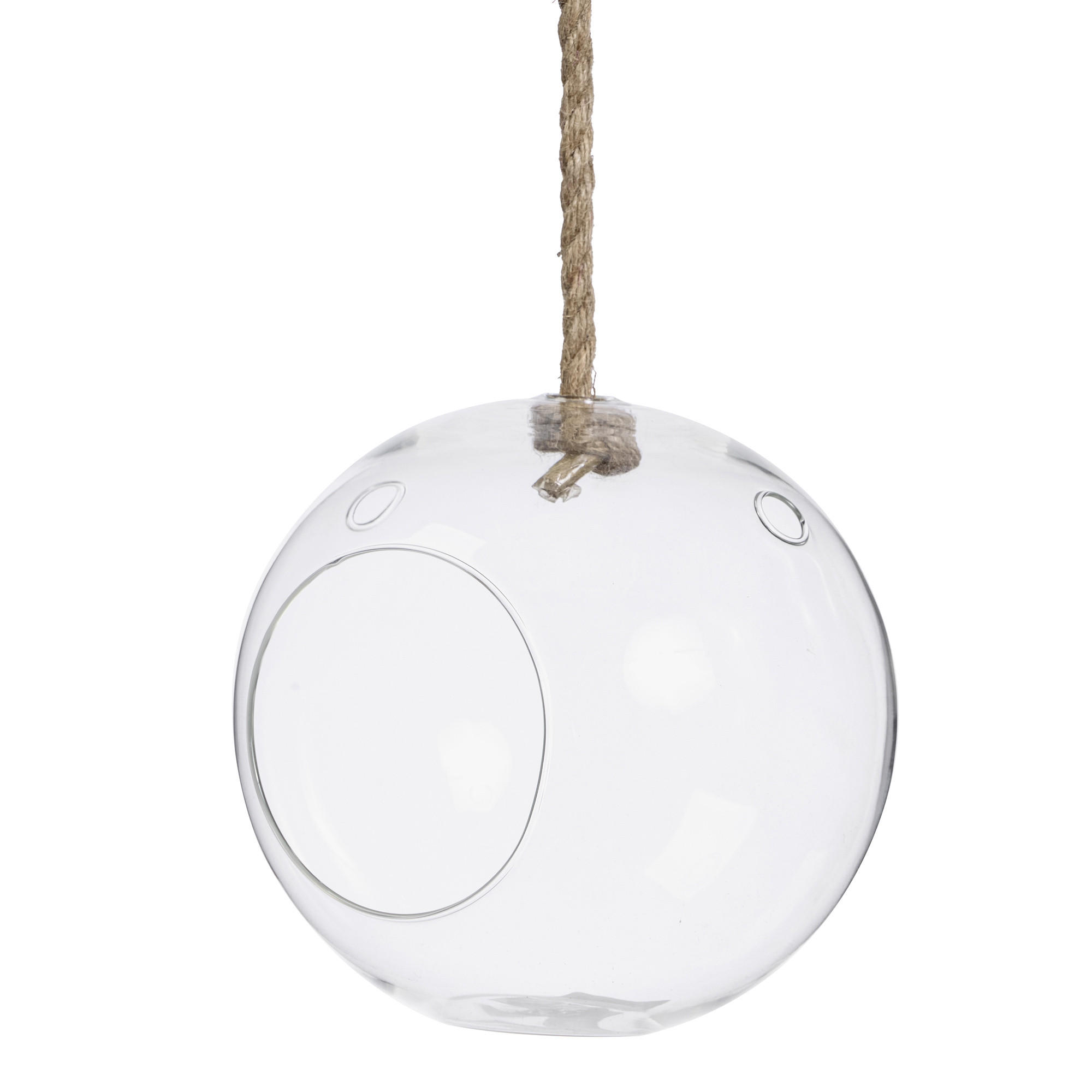 DEKOVASE 18/18/20 cm - Transparent, Glas (18/20cm) - Giftdecor