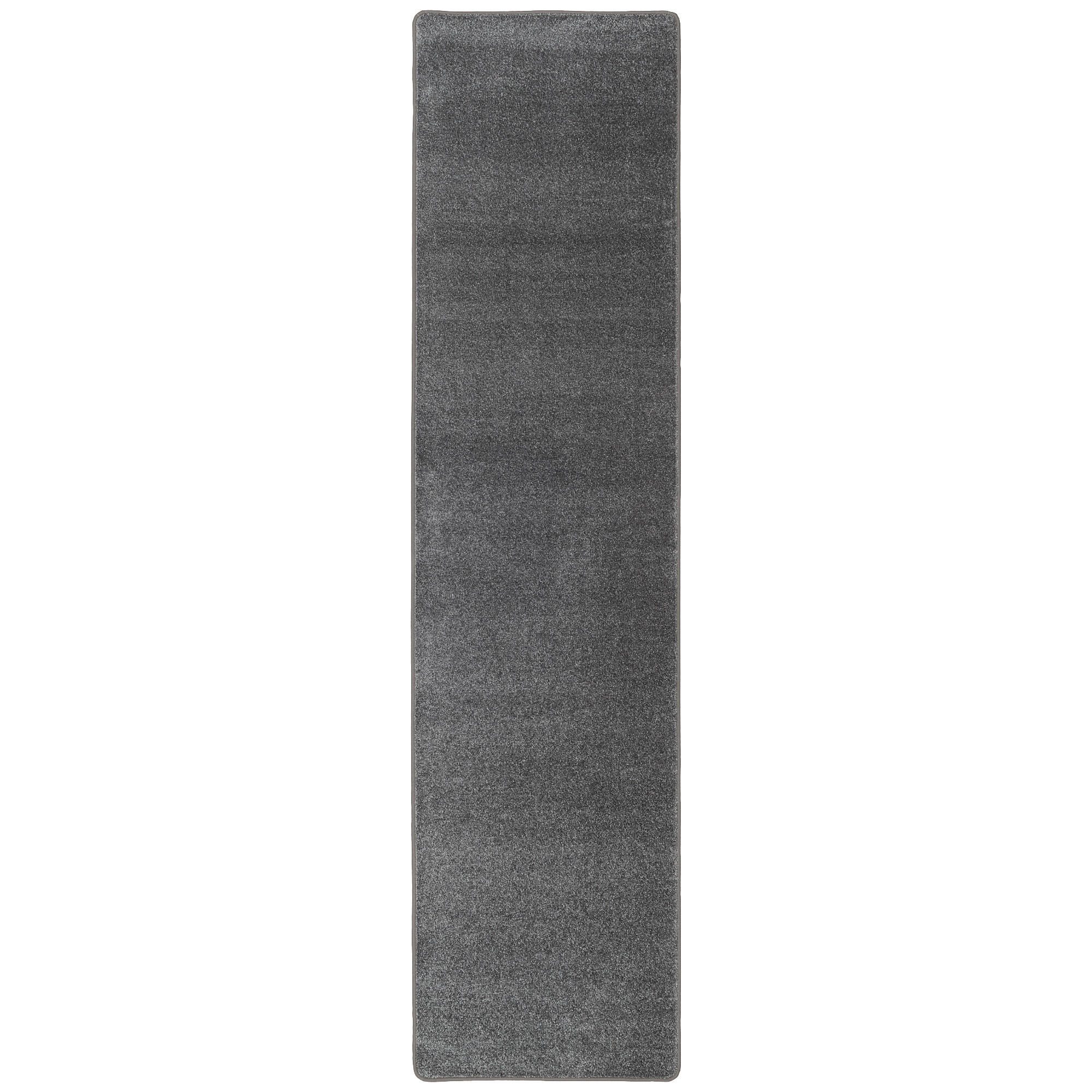 HOCHFLOR VELOURS LÄUFER TEPPICH LUNA - Grau, Textil (80/200cm) - Snapstyle