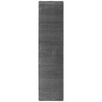HOCHFLOR VELOURS LÄUFER TEPPICH LUNA - Grau, Textil (80/200cm) - Snapstyle