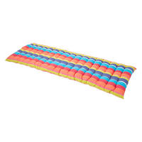 BANKAUFLAGE bunt gestreift, 3-Sitzer 143/48/5 cm - Multicolor, Textil (143/48/5cm) - Homescapes