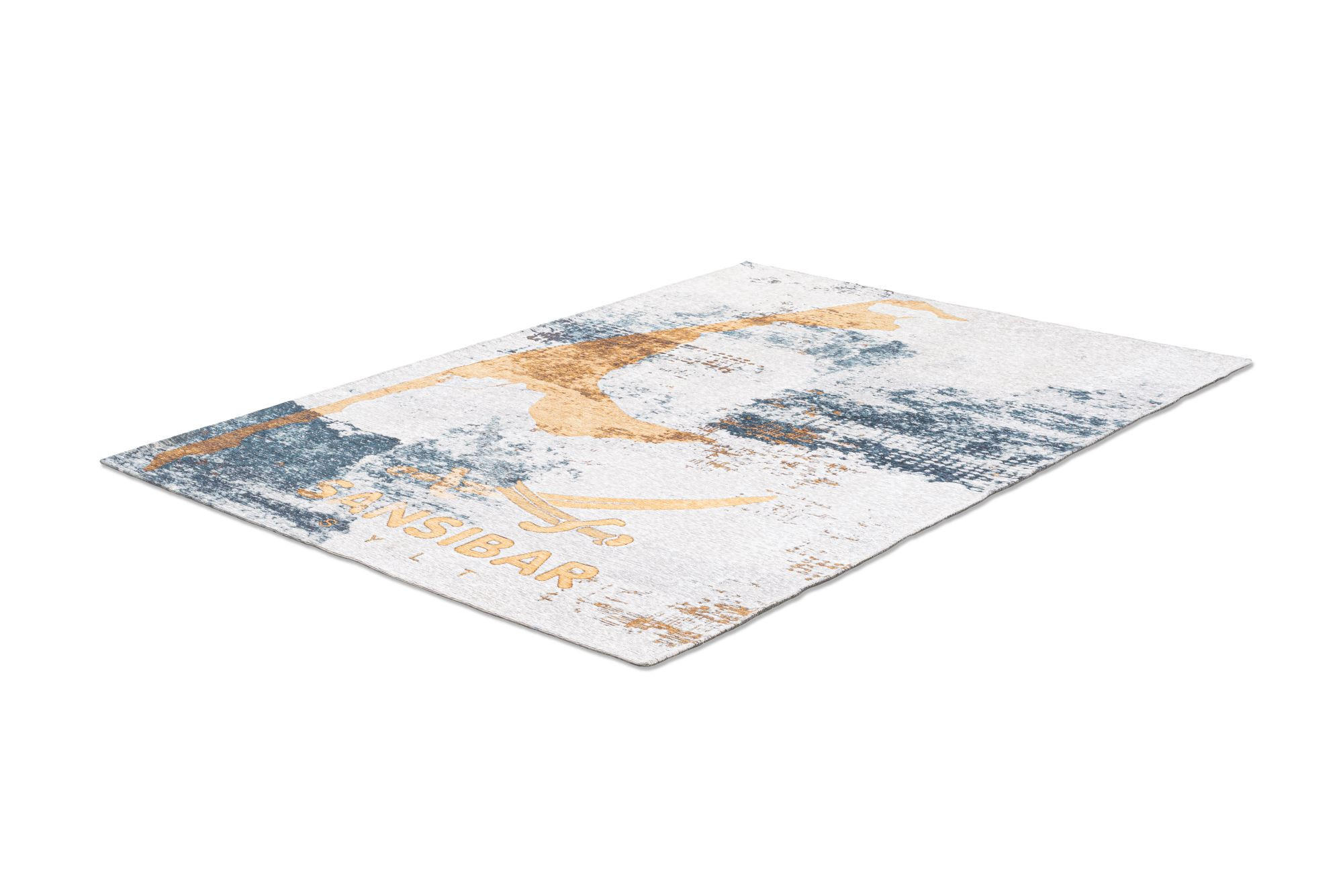 FLACHWEBTEPPICH Keitum 60x90 cm - Goldfarben, Textil (60/90cm) - Sansibar SYLT