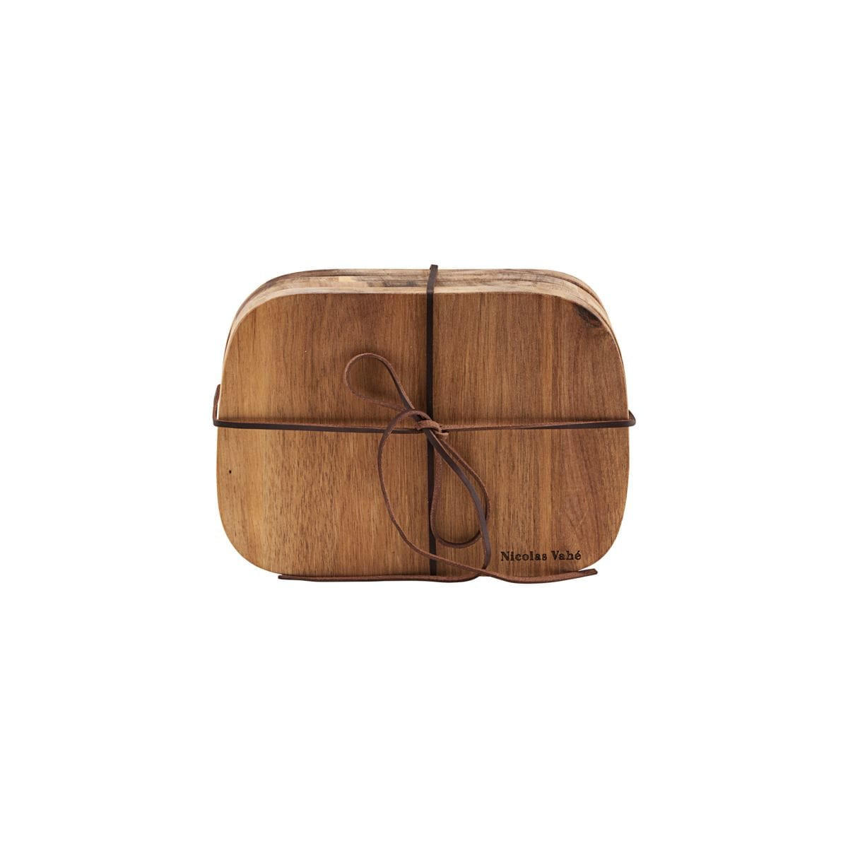 SCHNEIDEBRETT Butter aus Akazienholz 18,5 cm - Braun, Holz (13/18.5cm) - Nicolas Vahé
