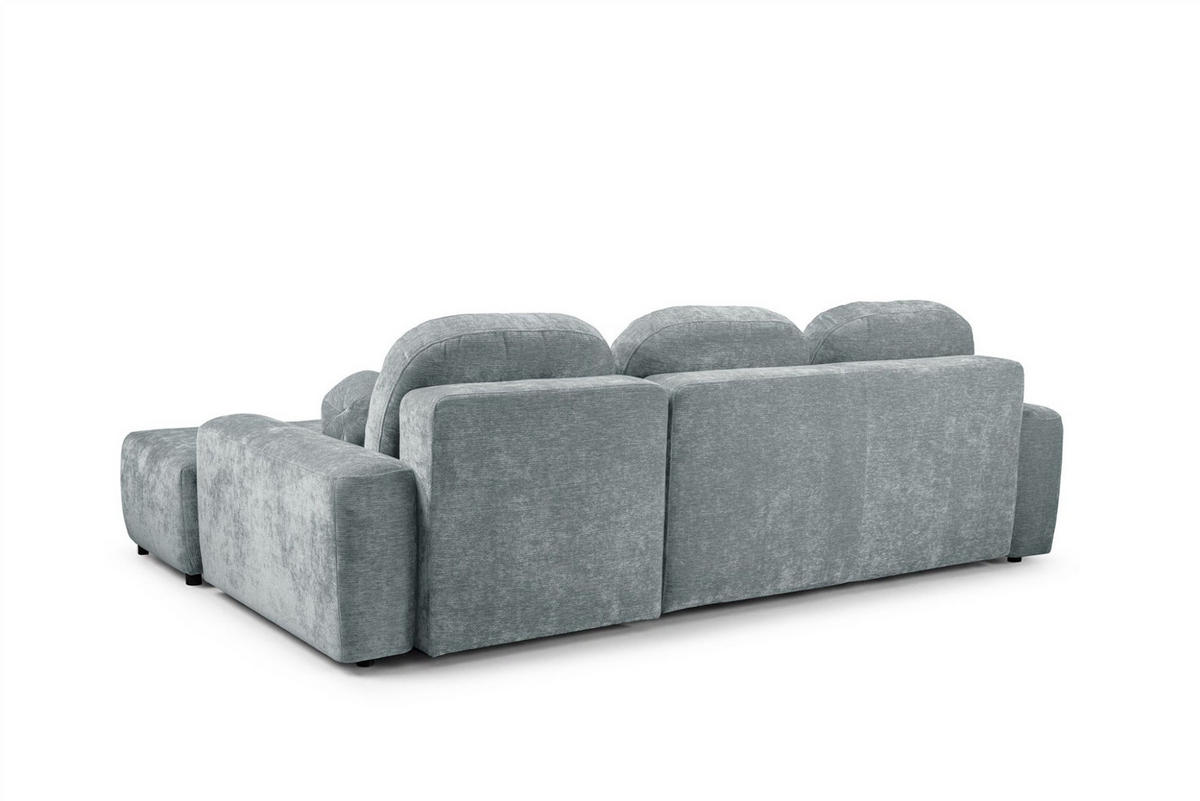 ECKSOFA Argos In Vibe - Blaugrau, Holzwerkstoff/Textil (267/170cm) - Fun Möbel