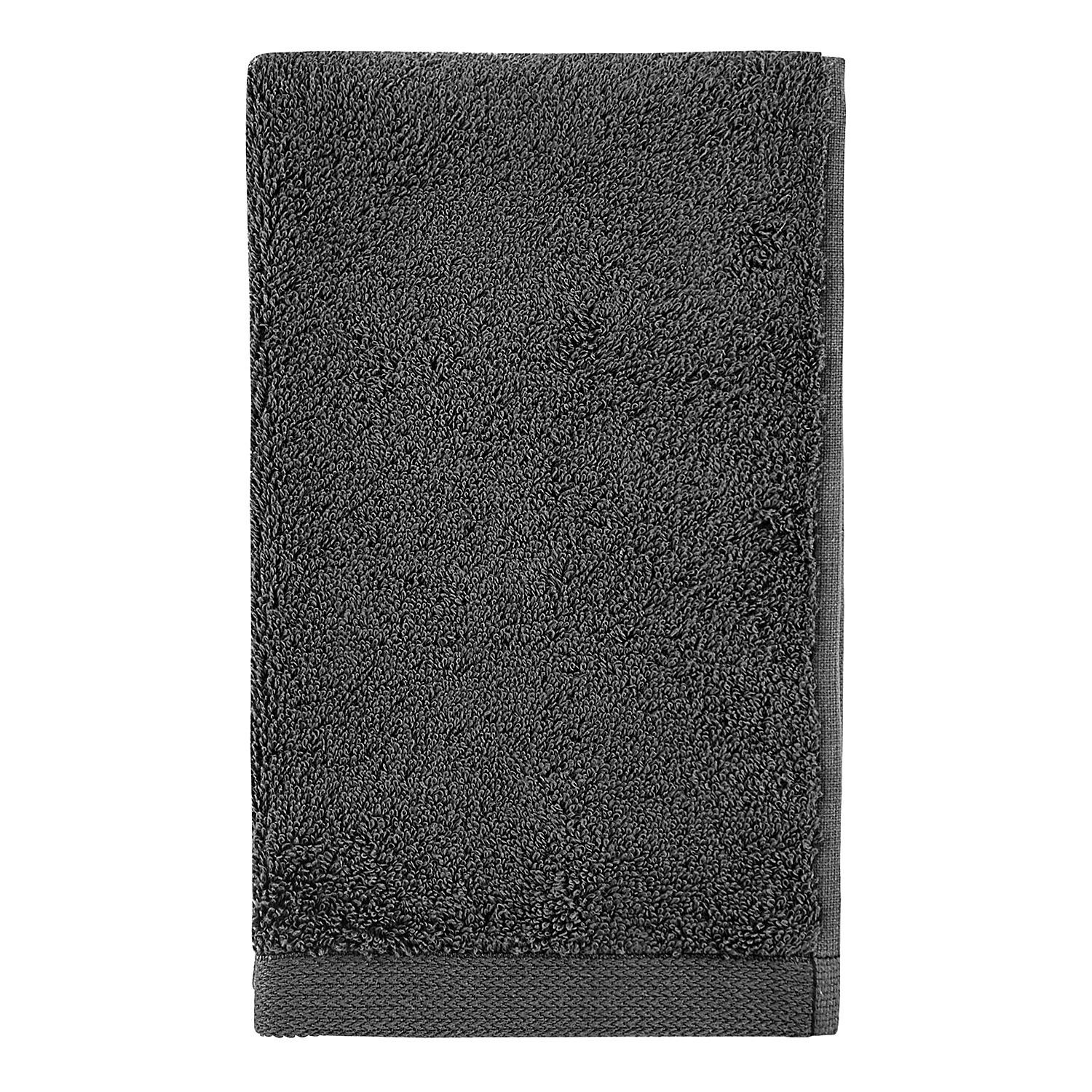 GÄSTEHANDTUCH Fabulous - Dunkelgrau, Textil (30/50cm) - Butlers