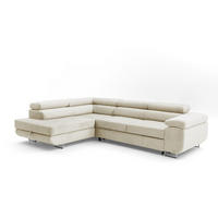 ECKSOFA WILD L Links Beige - Beige, Holz (203/274cm) - Muffo
