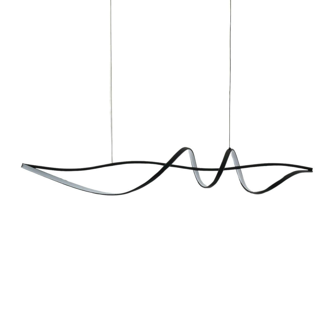 HÄNGELEUCHTE Lybella, Schwarz, 120cm - Schwarz, Metall (120/120/22cm) - KOSILUM