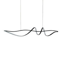 HÄNGELEUCHTE Lybella, Schwarz, 120cm - Schwarz, Metall (120/120/22cm) - KOSILUM