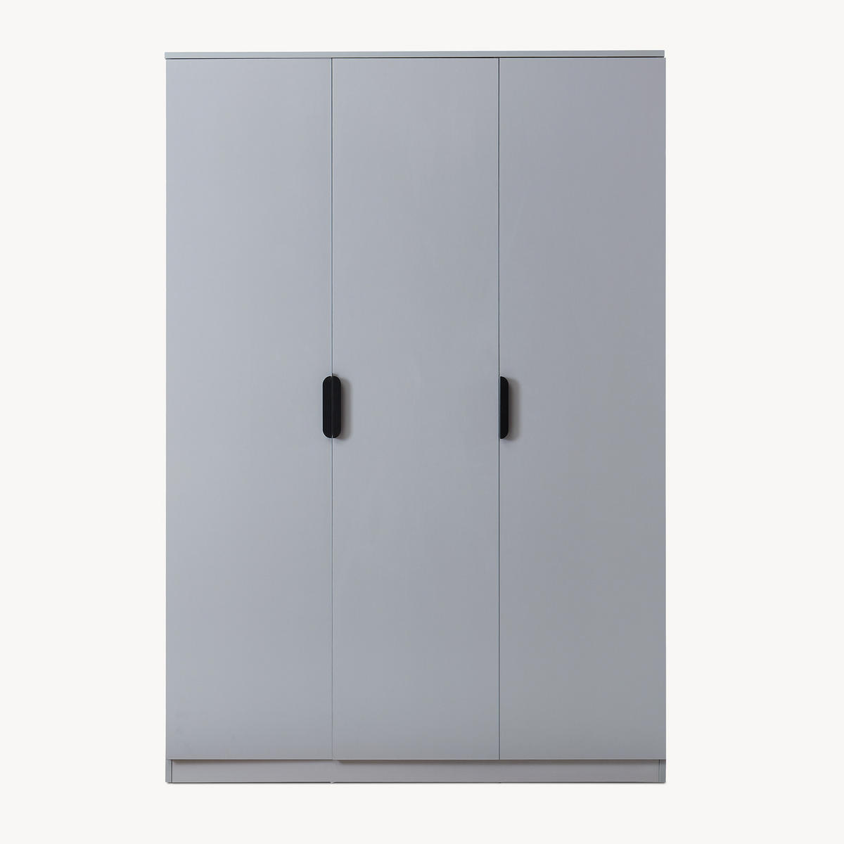 KLEIDERSCHRANK Eiselfing - Grau, Holzwerkstoff (120/176/52cm) - [en.casa]