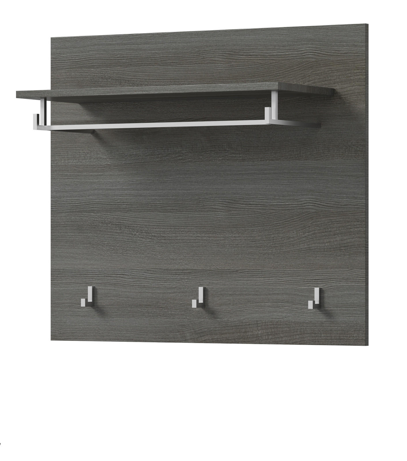 Inn.Furn Garderobenpaneel Grau 80x70x27 cm
