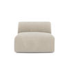SESSEL Texturierter Samt Beige 75cm - Beige, Textil (75/67/97cm) - Sia Home