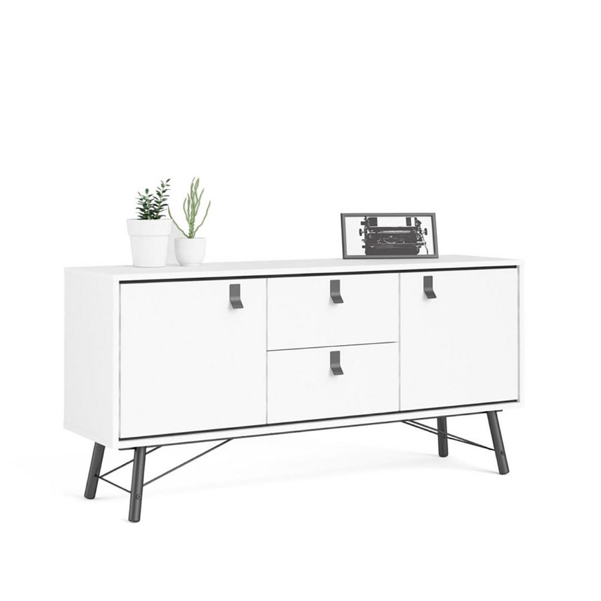 SIDEBOARD Rye Weiß 150/40/72 cm - Weiß, Holzwerkstoff (150/72/40cm) - ebuy24