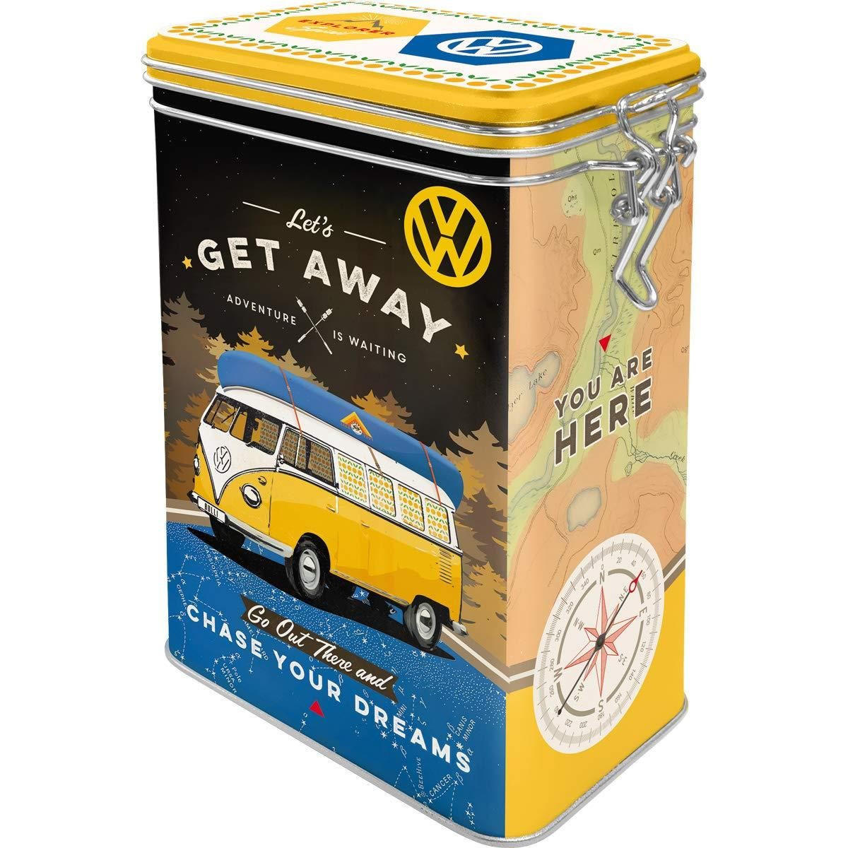 AROMADOSE Volkswagen VW Bulli Get Away! - Multicolor, Metall (11/17.5/7.5cm) - Nostalgic-Art