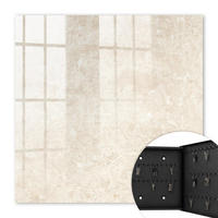 SCHLÜSSELBOX Schwarz 30x30 cm- Türöffnung nach rechts - Cremige Eleganz - Creme, Metall (30/30/5cm) - TULUP