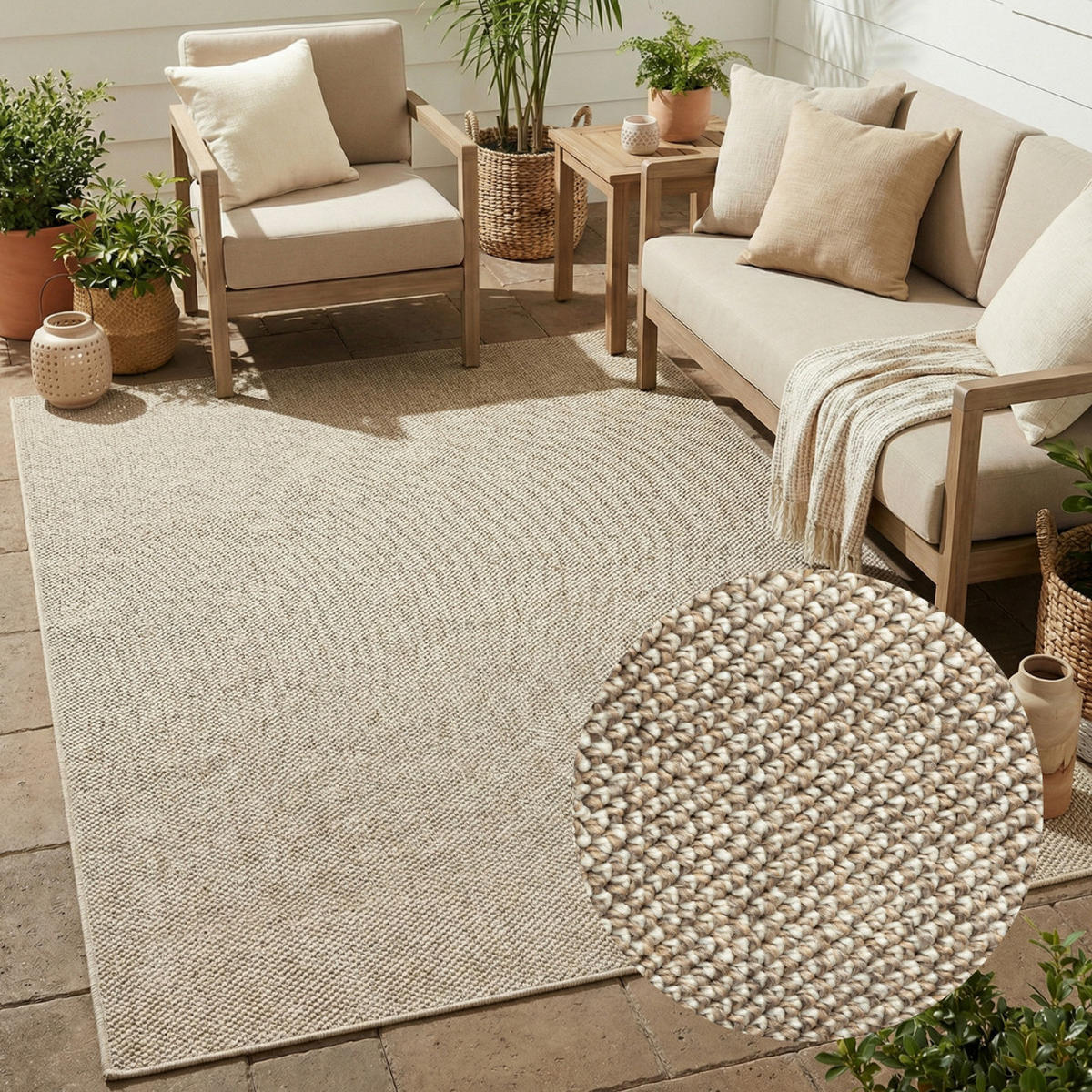 TEPPICH CALMA braun modern 80/150 cm - Braun, Textil (80/150cm) - Tapiso