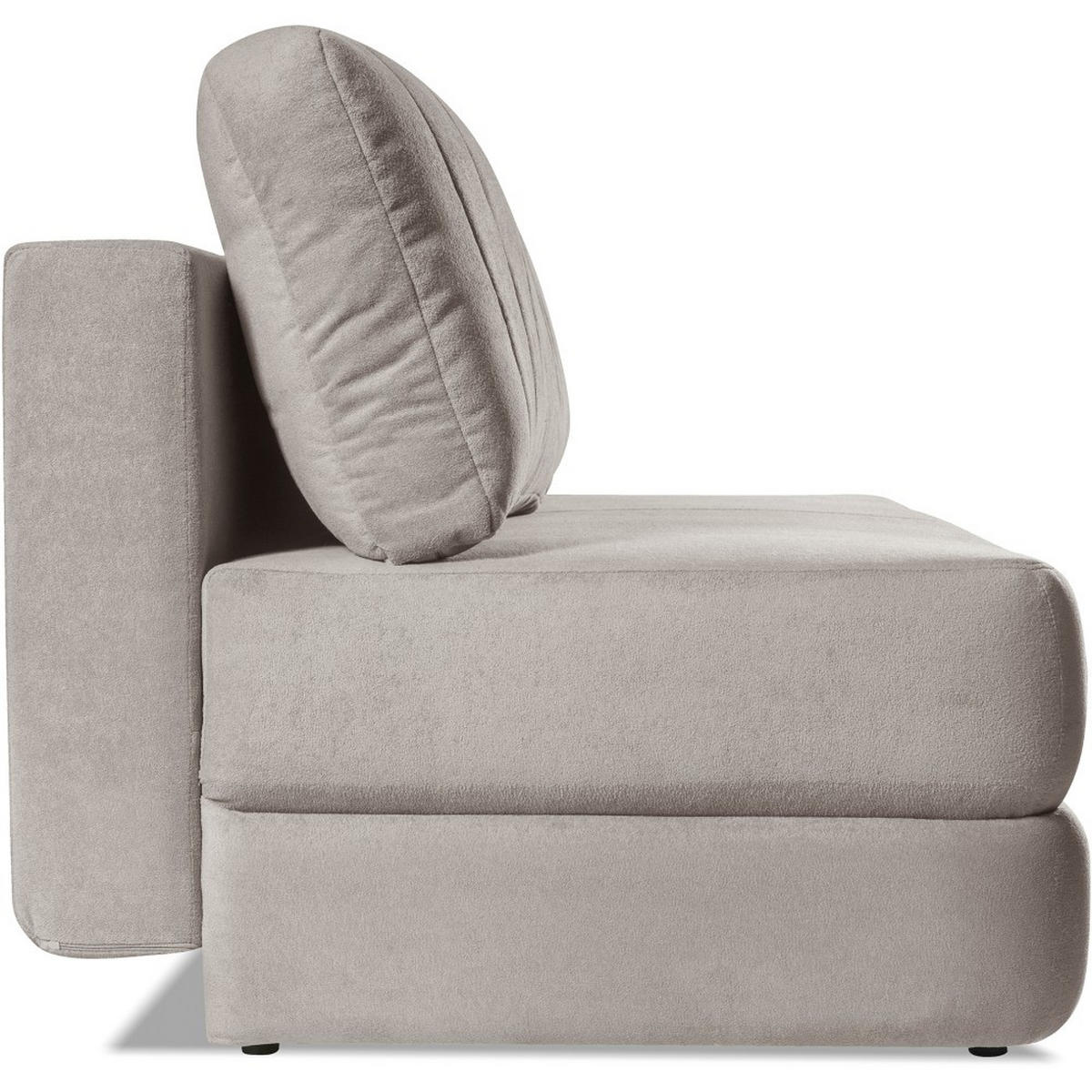 SCHLAFSOFA 3-Sitzer Orin mit Schlaffunktion, Beige - Beige/Schwarz, Textil (211/93/103cm) - Beautysofa
