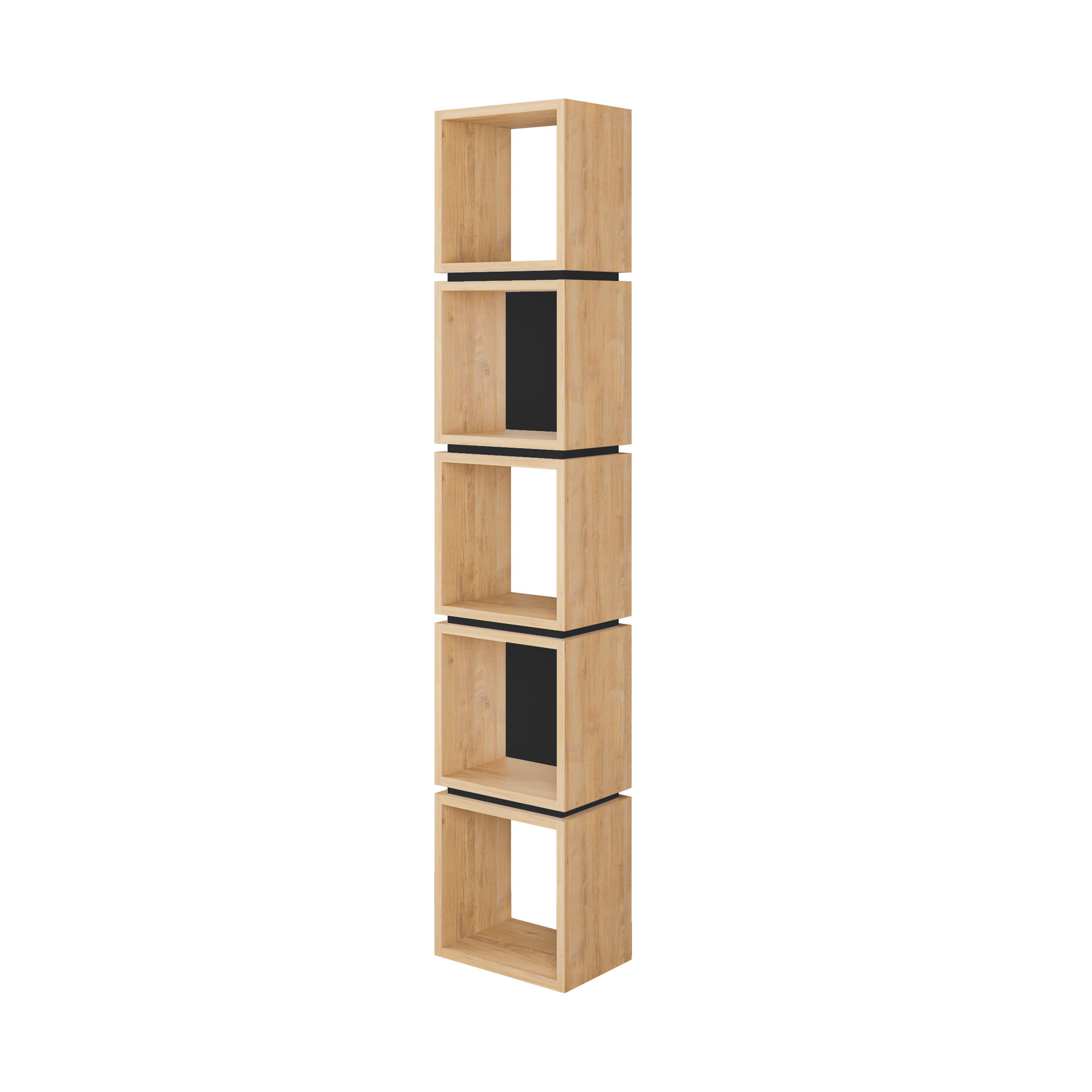 Decortie Bücherregal Mehrfarbig 32x167x22 cm