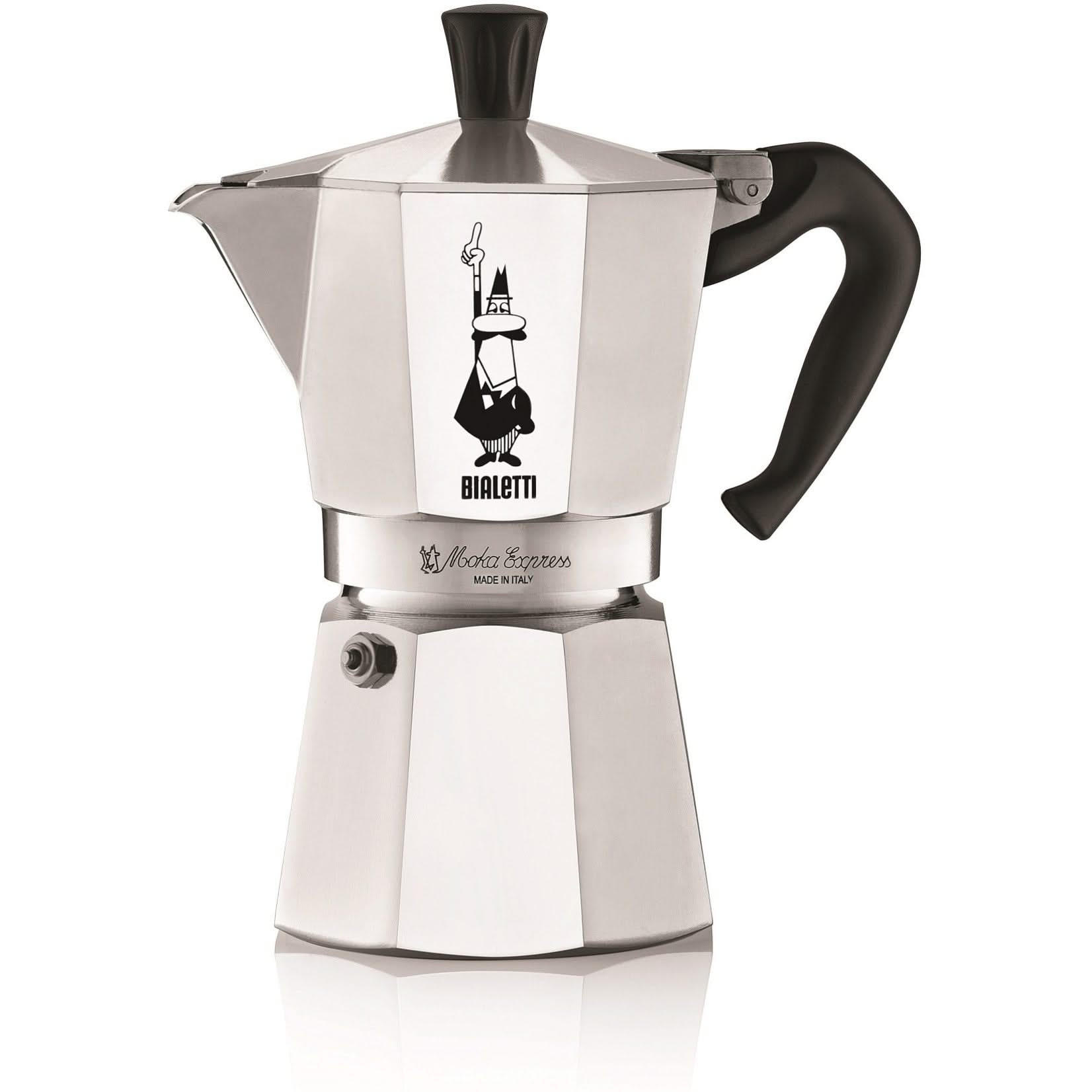 PERKOLATOR Percolator Moka Express 4 Tassen - Silberfarben, Metall (2/18/9cm) - Bialetti