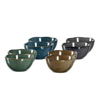 SCHALEN Matera bunt ø 12.0 cm 8er Set - Multicolor, Keramik (12cm) - Leonardo Living