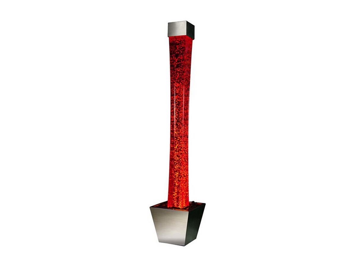 WASSERSÄULE - 35 cm x 35 cm - metall - silberfarben Gobie - Silberfarben, Metall (35/183/35cm) - Vente-Unique