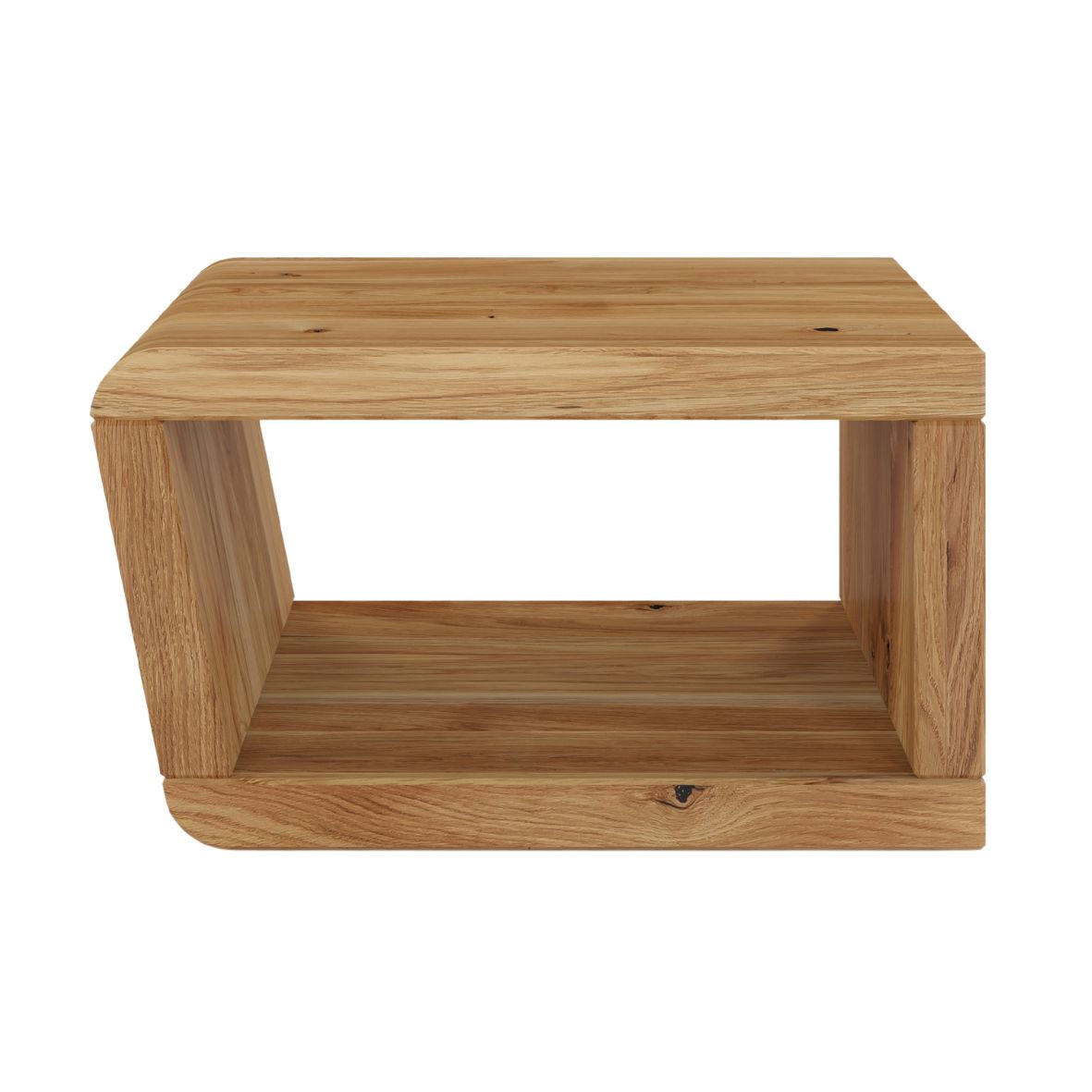 MASSIVHOLZNACHTTISCH Harald, Eiche - lackiert, Naturfarben - Eichefarben, Holz (50/37/40cm) - Visby
