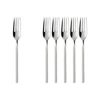 TAFELGABEL NewWave silber 203 mm 6er Set - Silberfarben, Metall - Villeroy & Boch