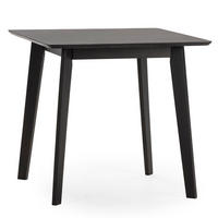 MASĂ DE MASA Pomago 80x80 cm, culoare negru - negru, lemn (24/63/150cm) - VS Venta-stock