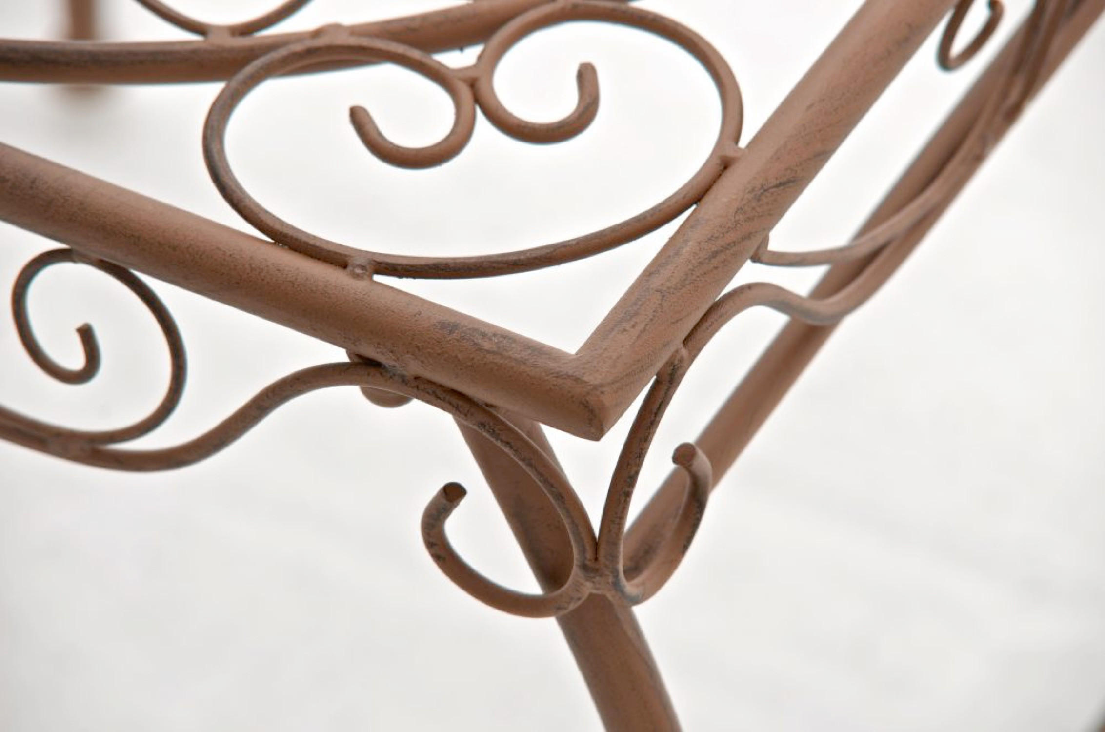 Thumbnail - TPFGarden Gartentisch, Braun, Metall, 49x45x46 cm, Gartenmöbel, Gartentische, Gartentische