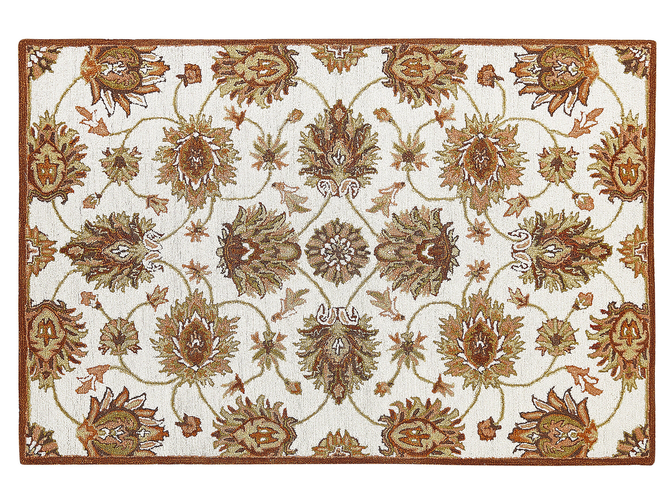 VINTAGE-TEPPICH Ezine 230/160 cm - Beige, Textil (160/230cm) - Beliani