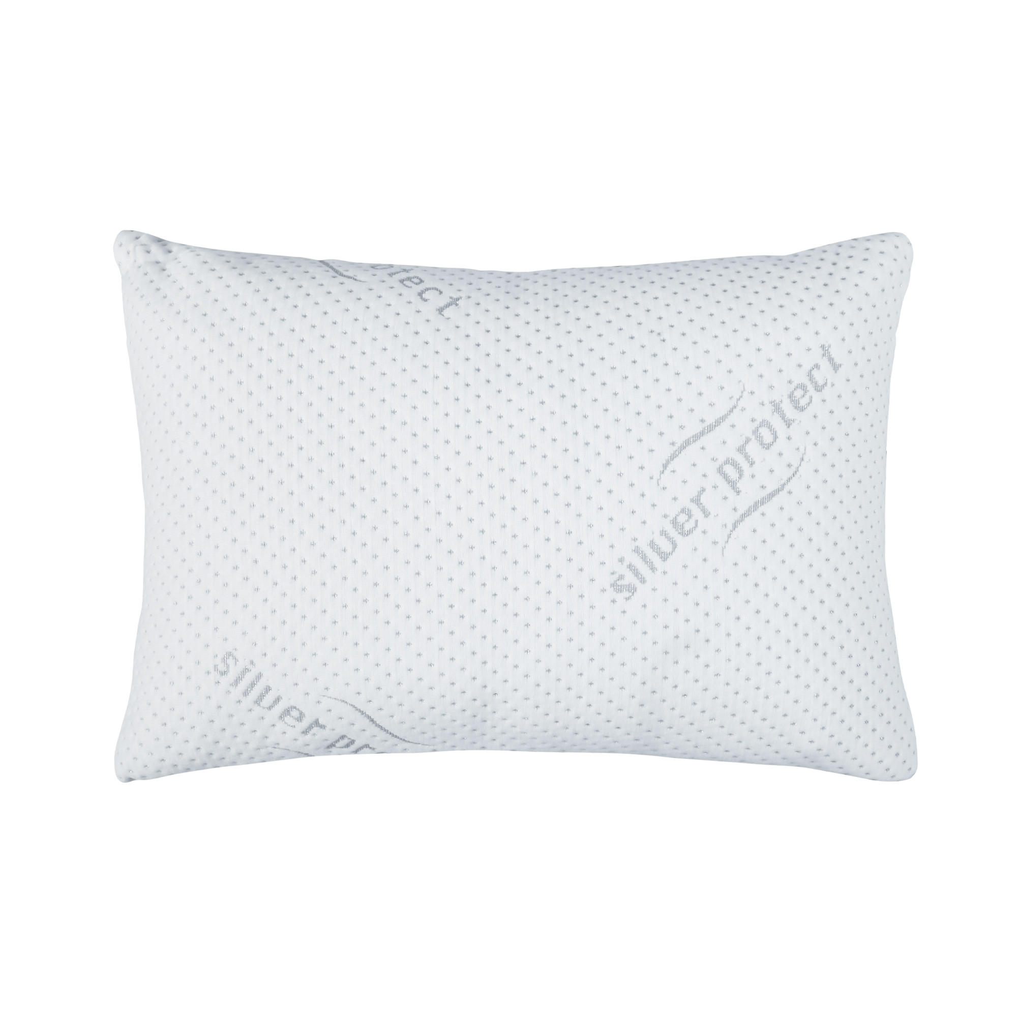 NACKENKISSEN Silver Protect 60x40x10cm - Weiß, Textil (60/40cm) - Bestlivings