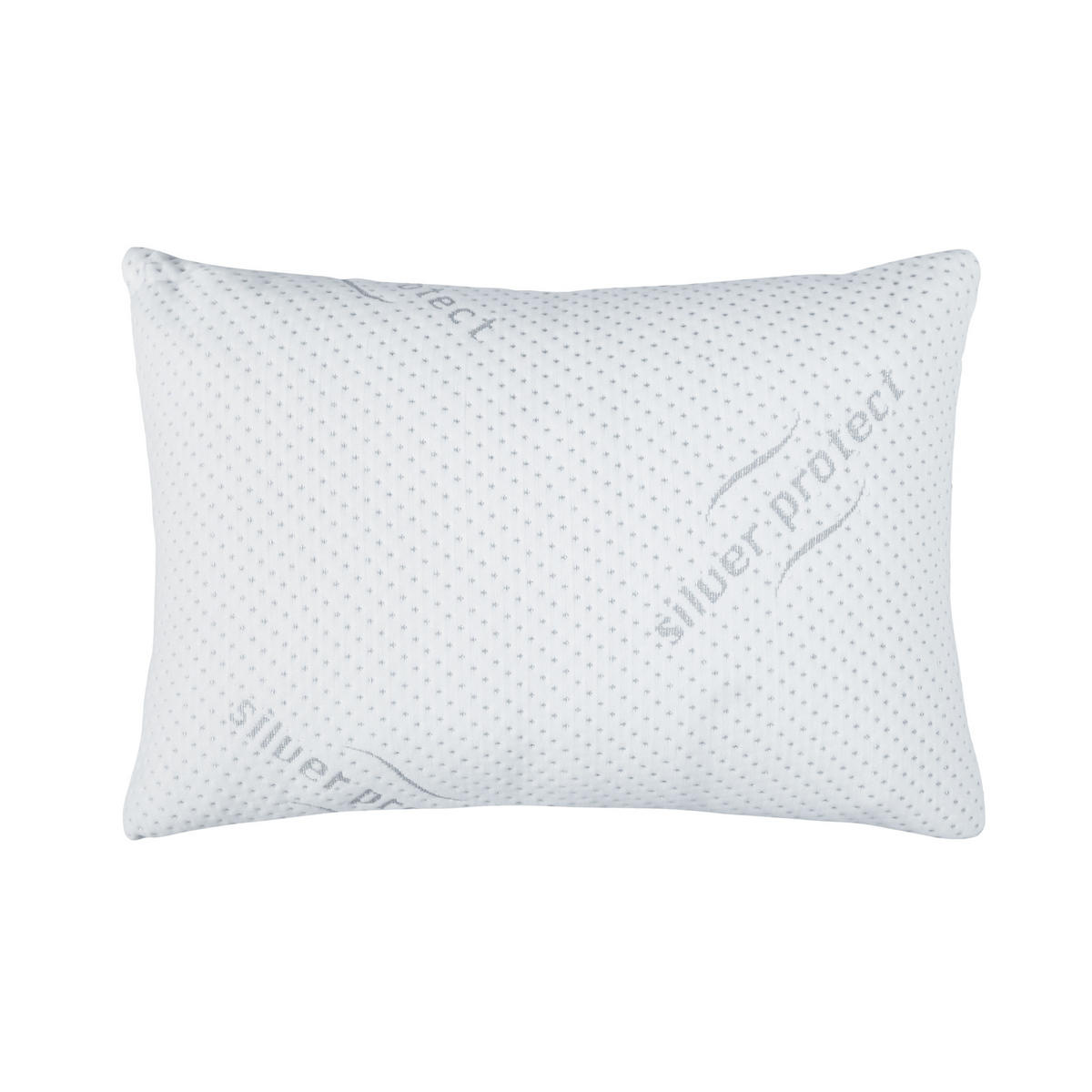 NACKENKISSEN Silver Protect 60x40x10cm - Weiß, Textil (60/40cm) - Bestlivings