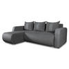 ECKSOFA Rino - Dunkelgrau, Holz/Textil (230/152cm) - Sofnet