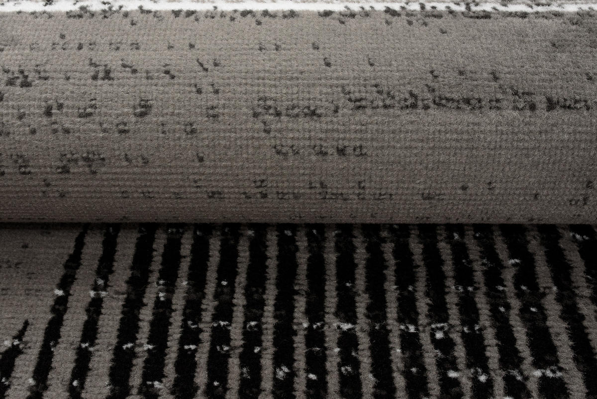 TEPPICH LUXURY Grau Geometrisch 200/300 cm - Grau, Textil (200/300cm) - Tapiso
