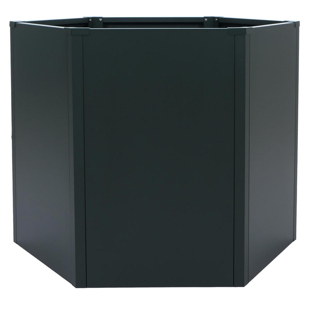 SADA 3 VYSOKÝCH ZÁHONŮ Zelená sada 3 kusů - zelená barva, kov (164/77/100cm) - MCW