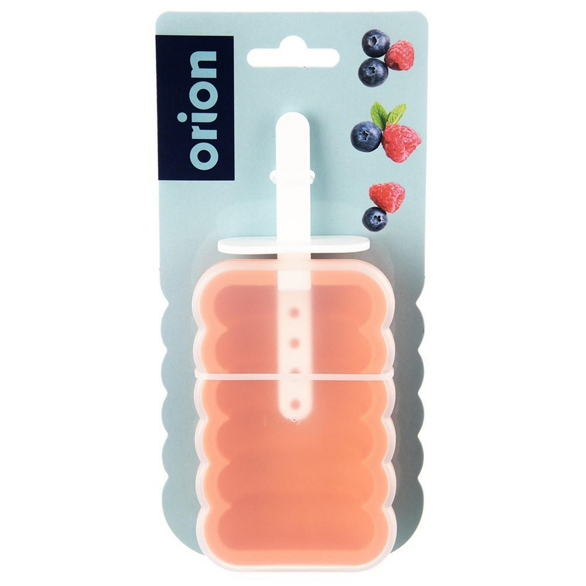SILIKON-EISFORM orange - Orange, Kunststoff (15/2.5/6.5cm) - Orion 