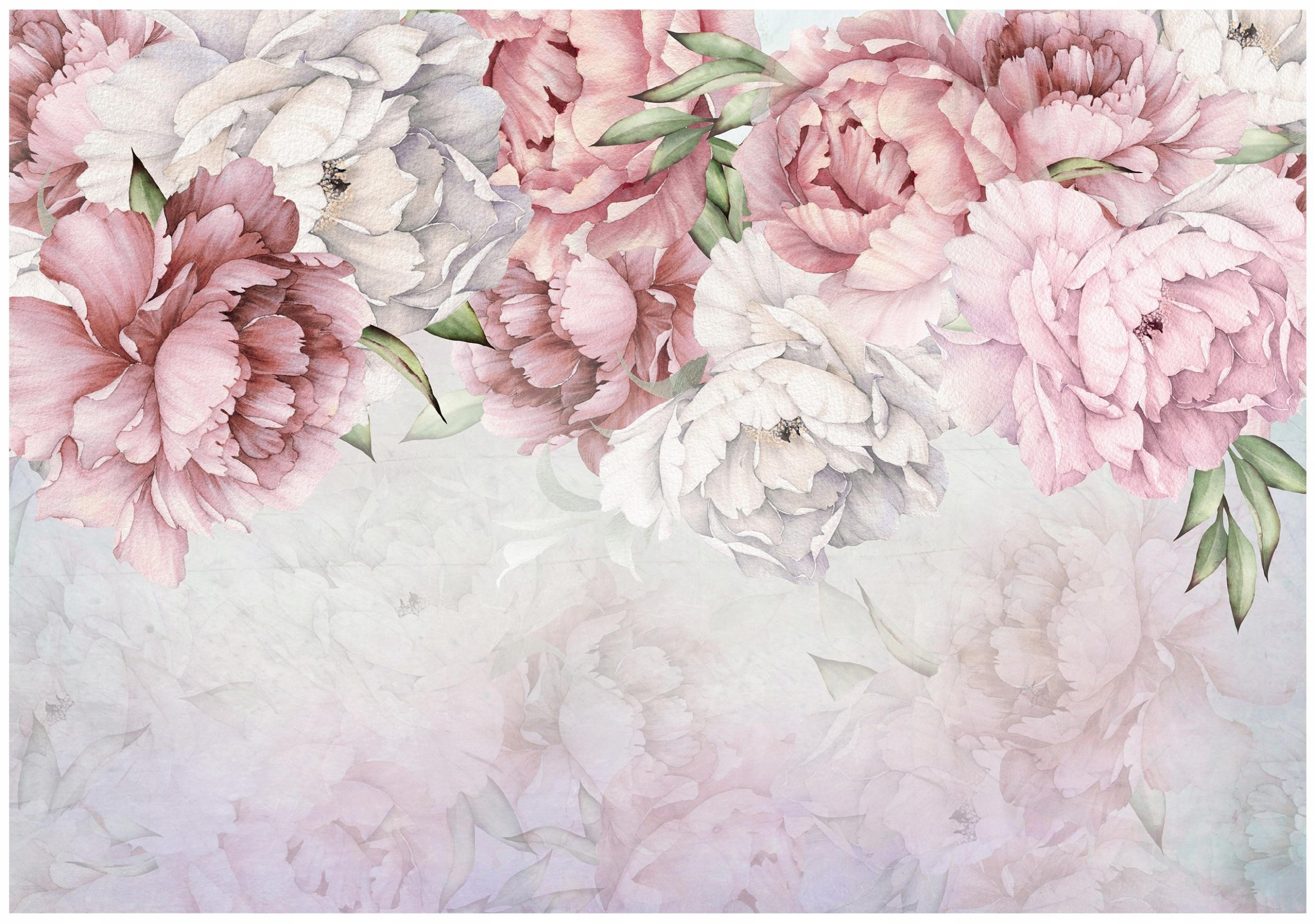 FOTOTAPETE Blumen Schlafzimmer 400x280 - Multicolor, Papier (400/280cm) - Wallarena