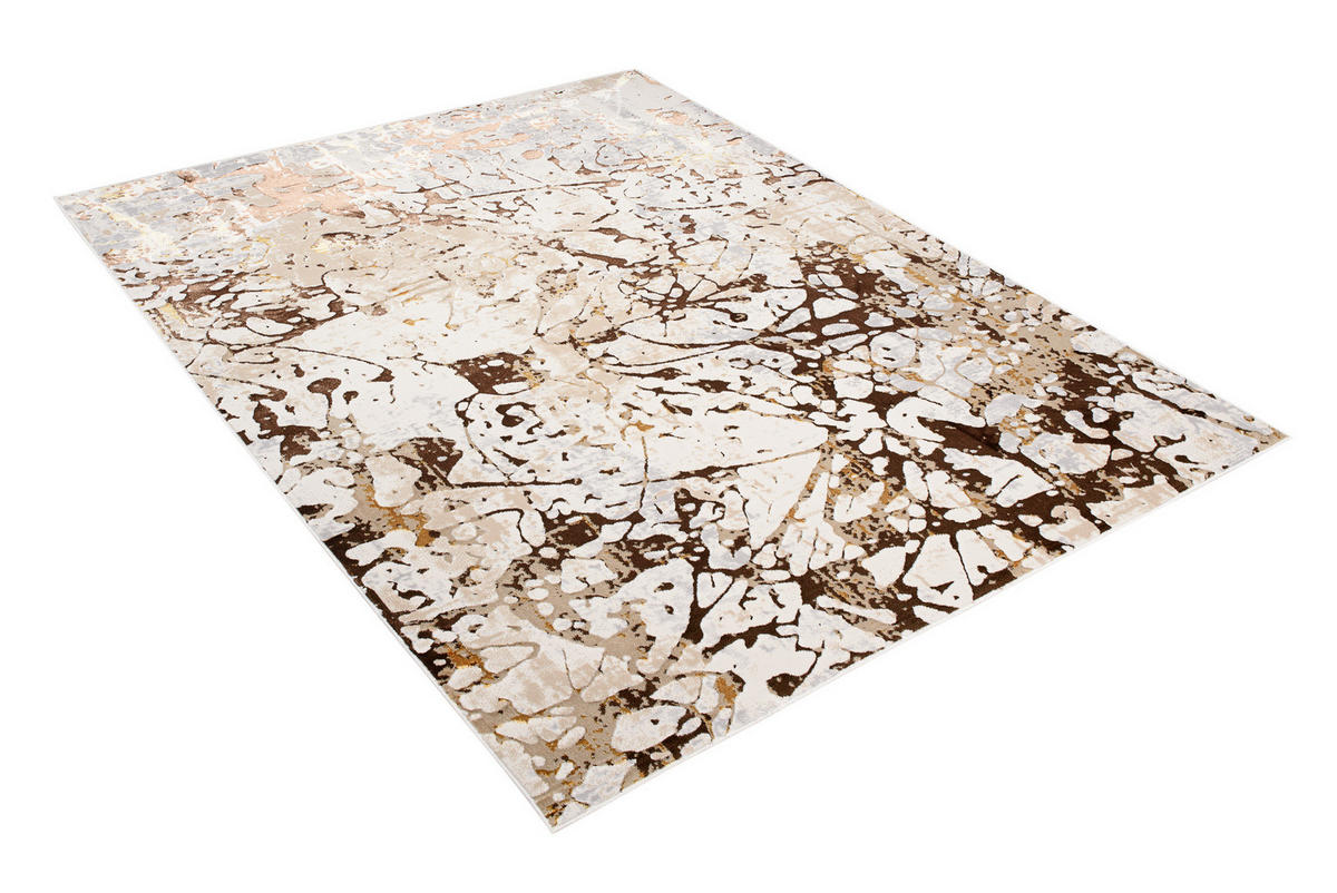 TEPPICH GOLDEN Creme 160/230 cm - Creme, Kunststoff (160/230cm) - Tapiso