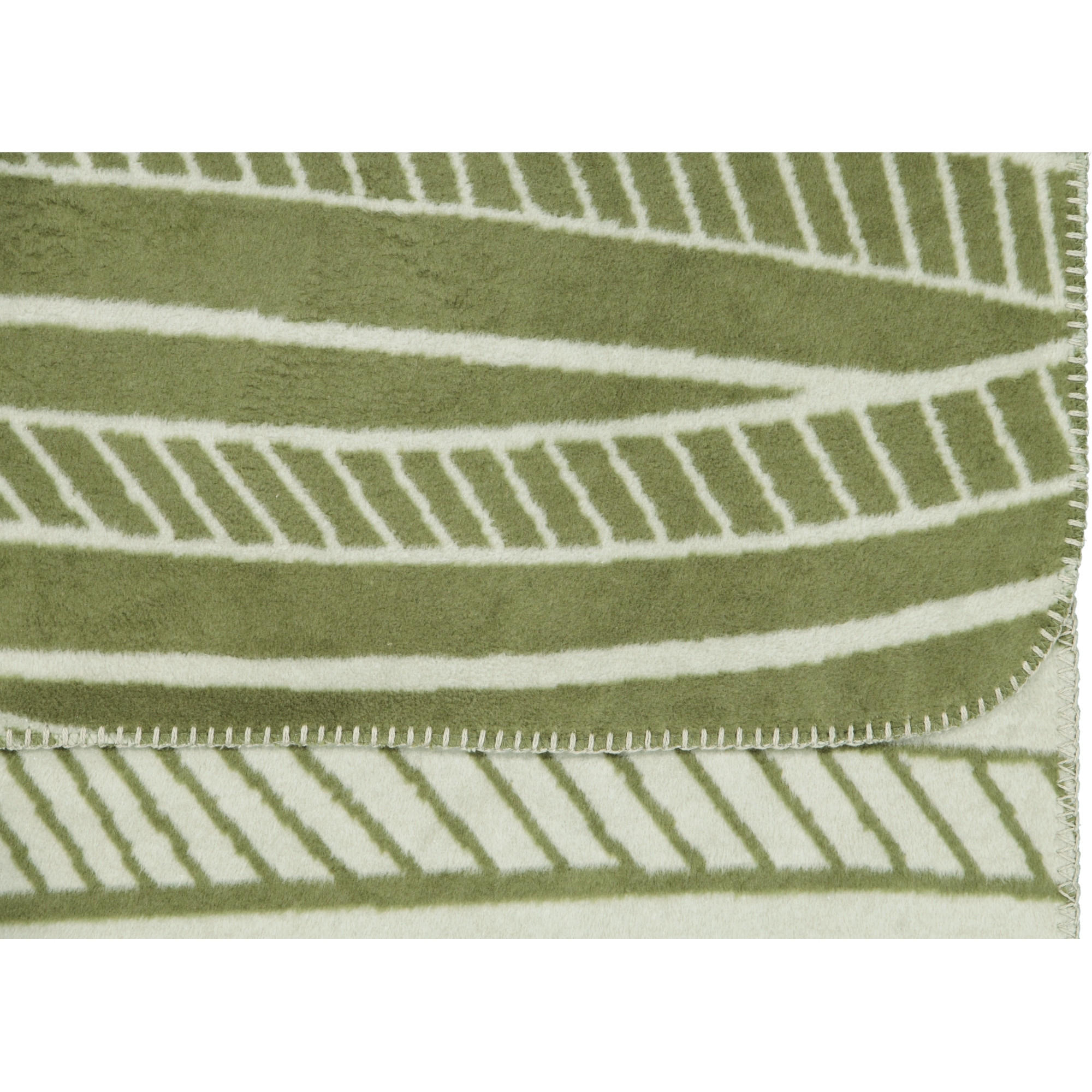 WOHNDECKEN WILLOW OLIVE GREEN - Grün, Textil (150/200cm) - Zöllner