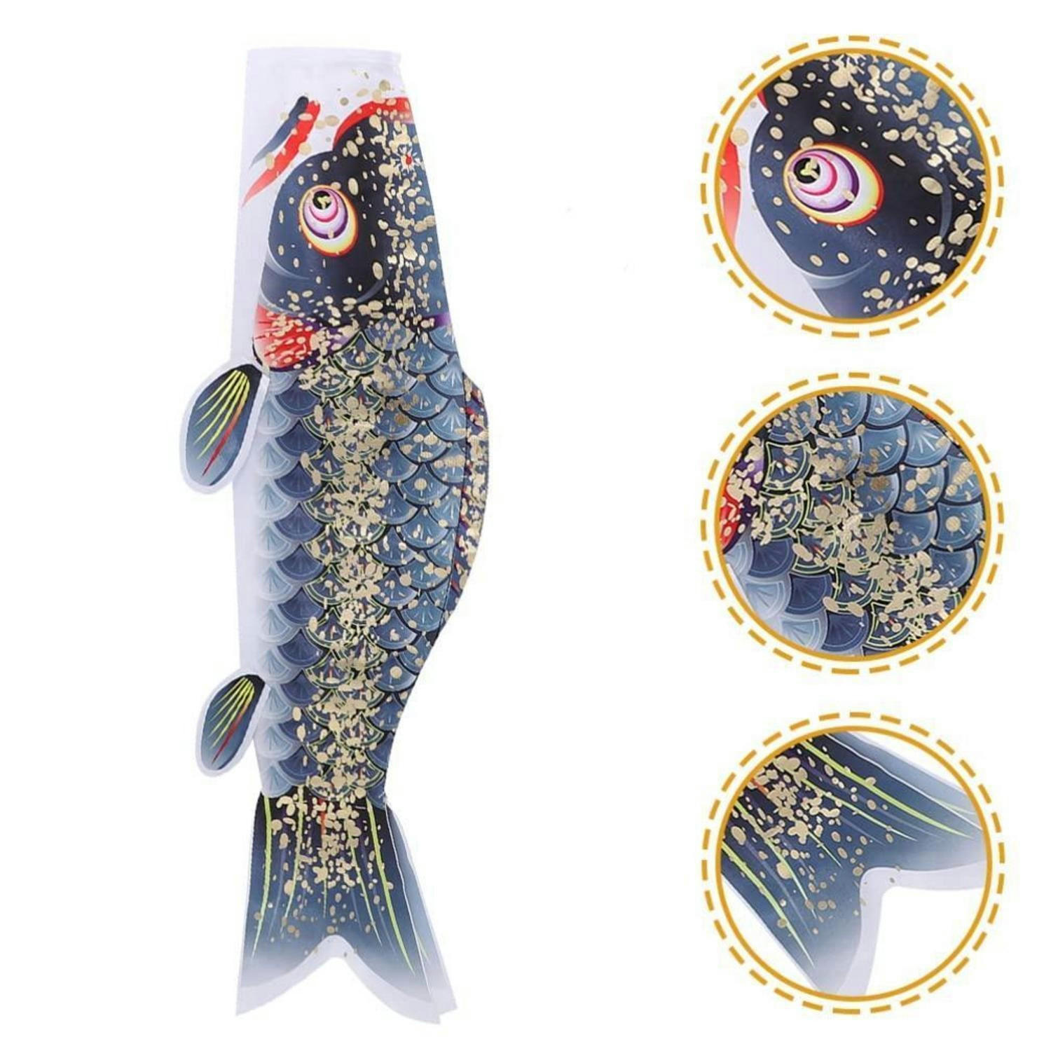 WINDSACK Fisch 100 cm - Multicolor, Textil (100/17/1cm)
