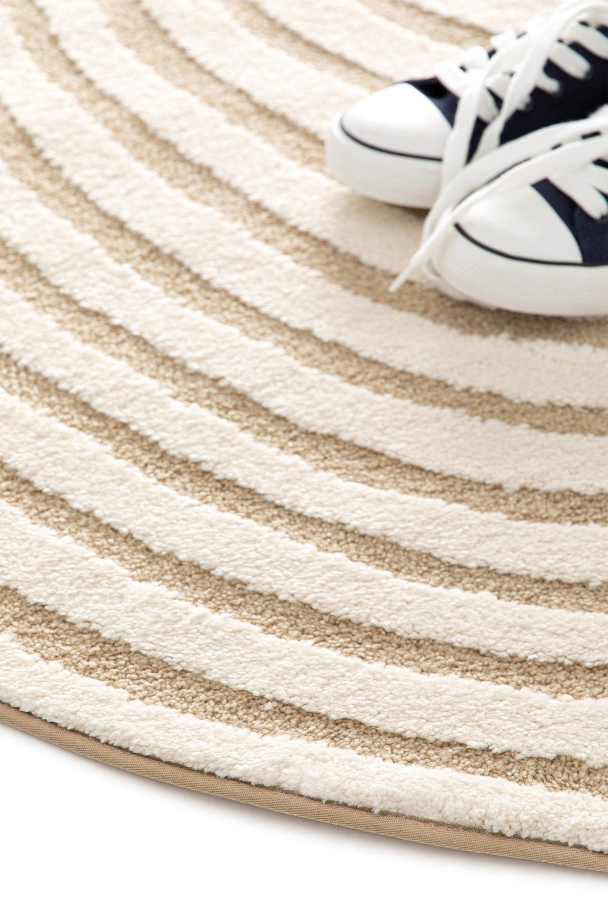 TEPPICH sehr weich mit Relief-Effekt beige - Beige, Textil (160/230cm) - AFK Living