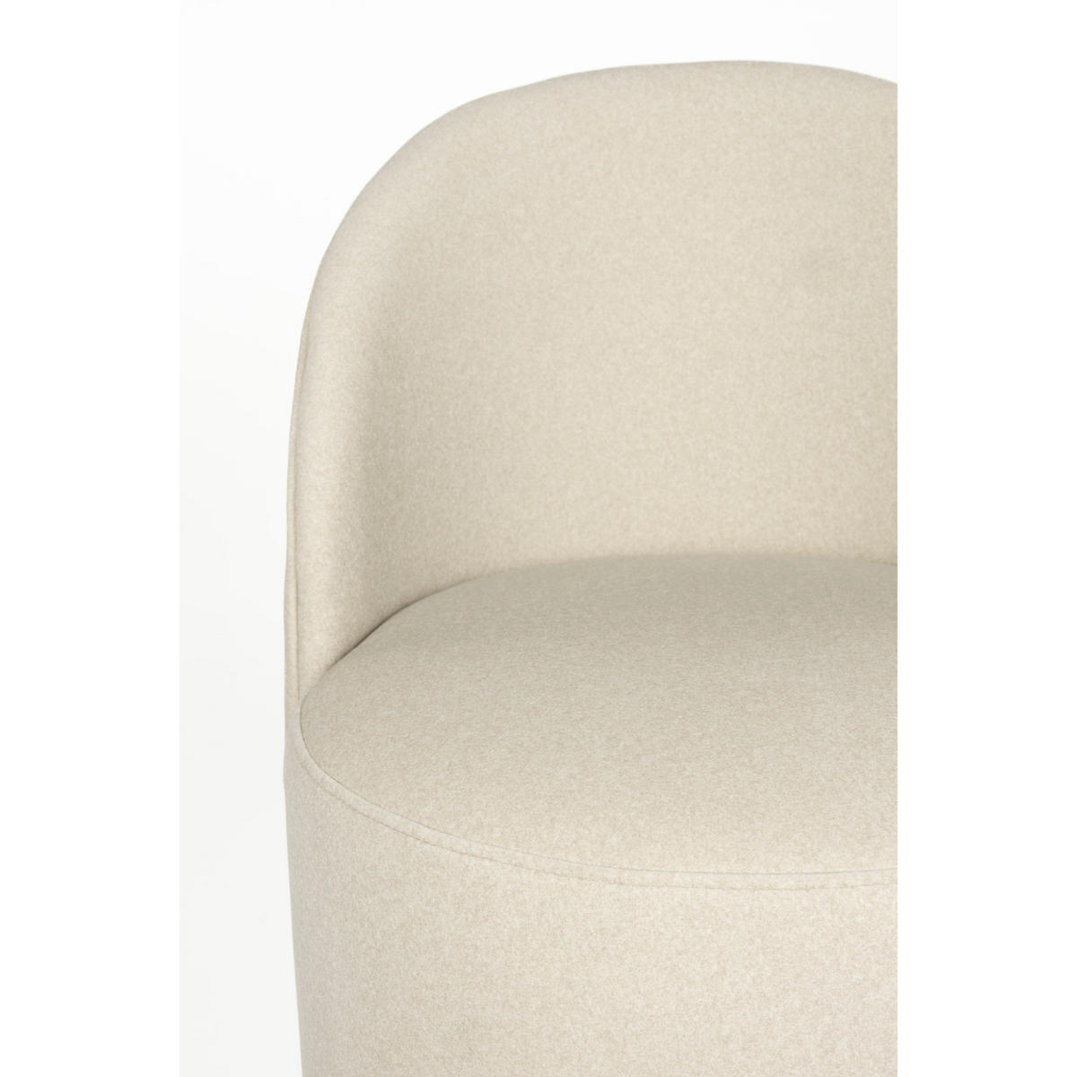 SESSEL Plush Beige - Beige, Kunststoff (58/82/53cm) - Zuiver