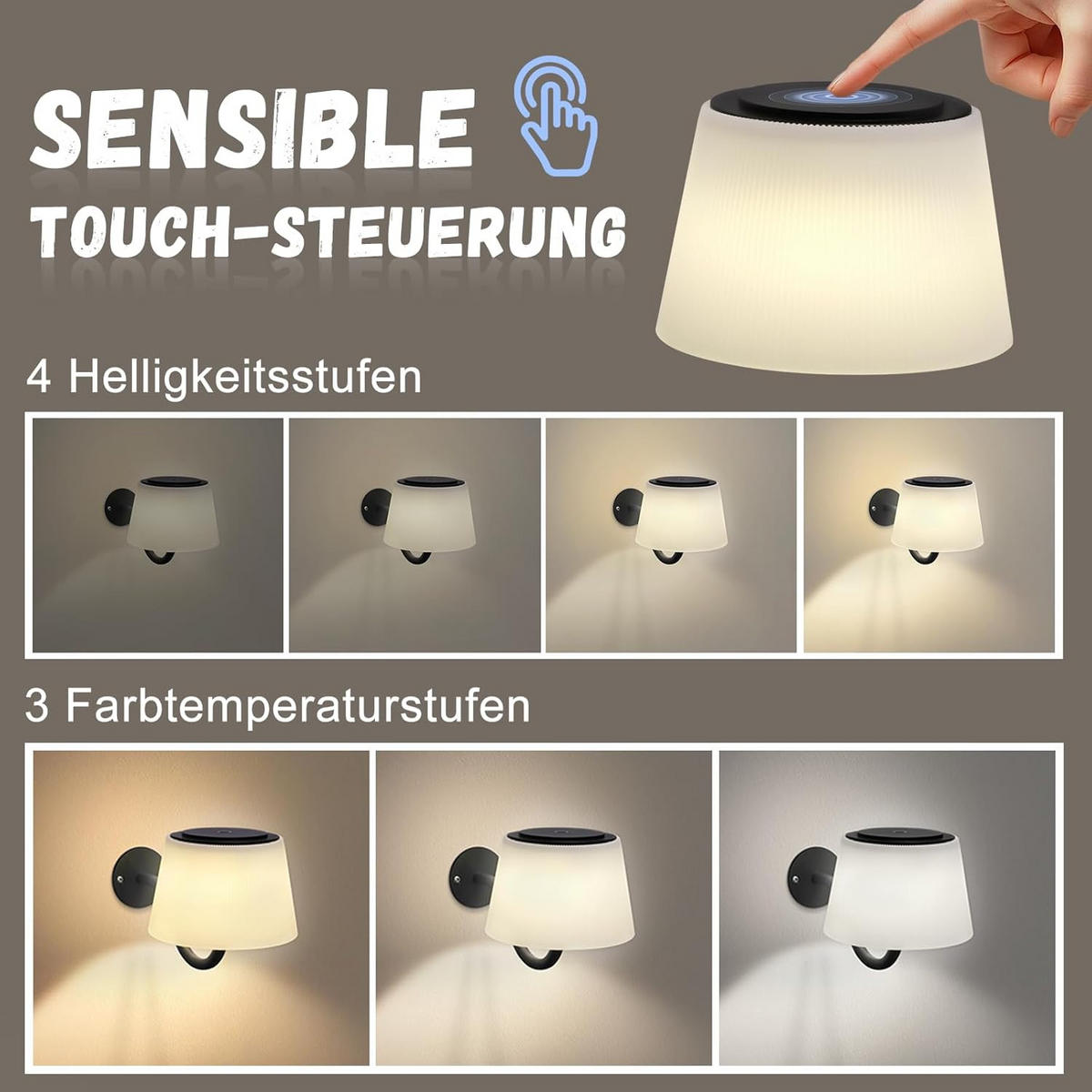 LED-WANDLEUCHTE Luminating 18/13/13 cm - Schwarz, Metall (13/13/18cm) - ZMH