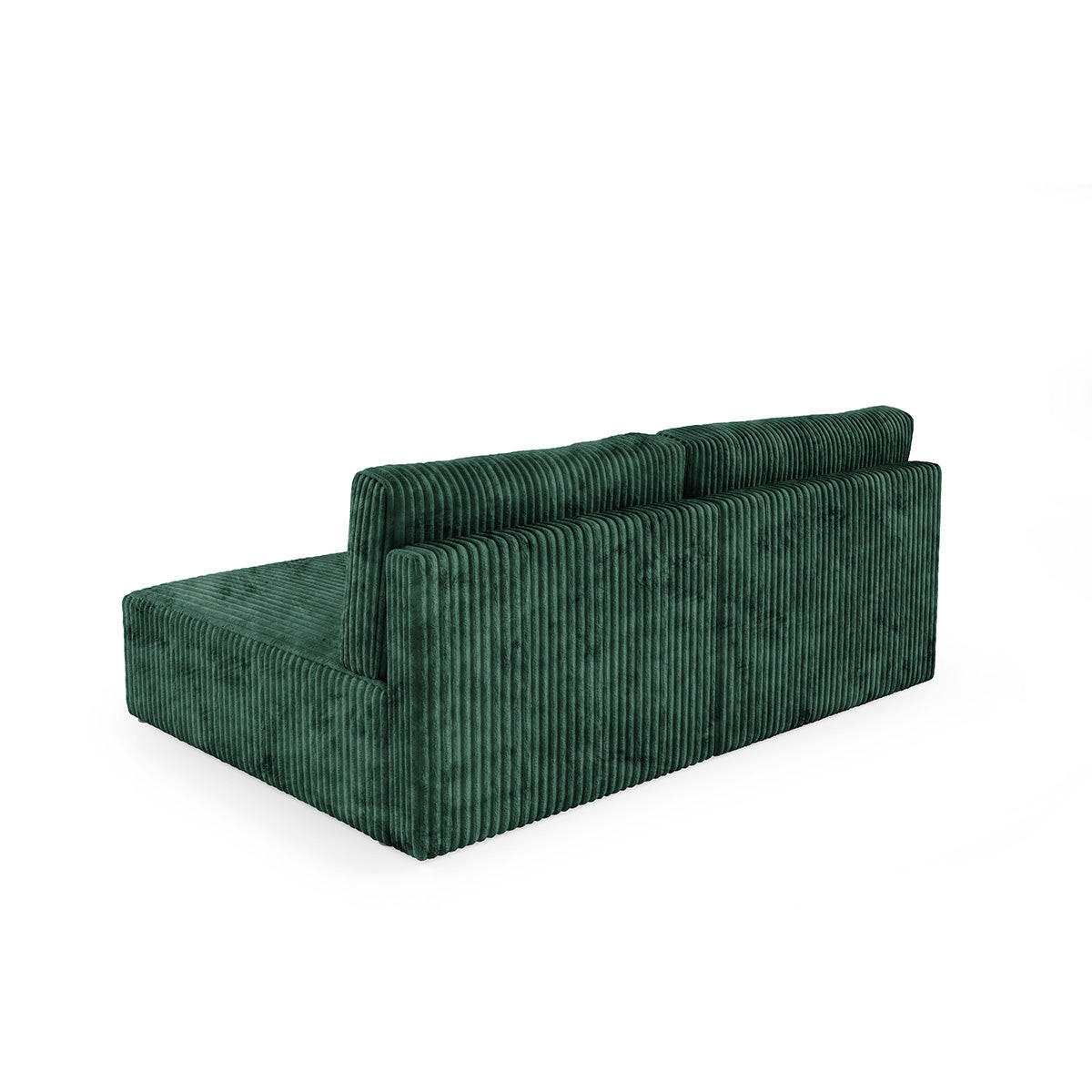 ECKSOFA Angela 3 Sitzplätze Tannengrün - Grün, Holz (210/149cm) - Petits-meubles