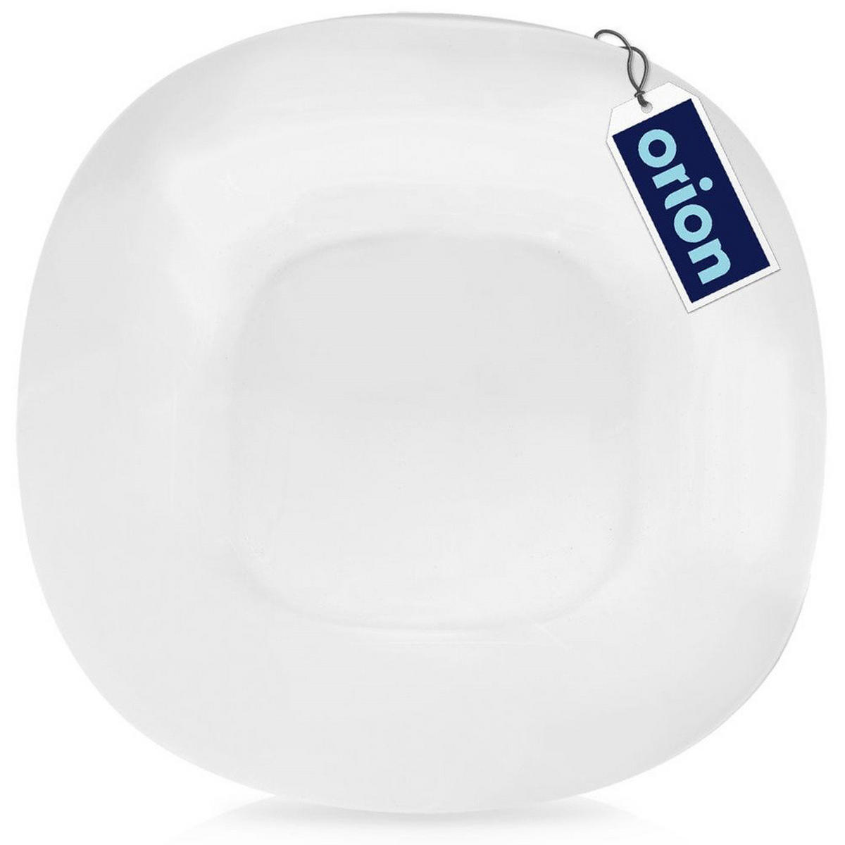 SPEISETELLER Luna flach weiß - Weiß, Glas (26.5/26.5/2cm) - Orion 