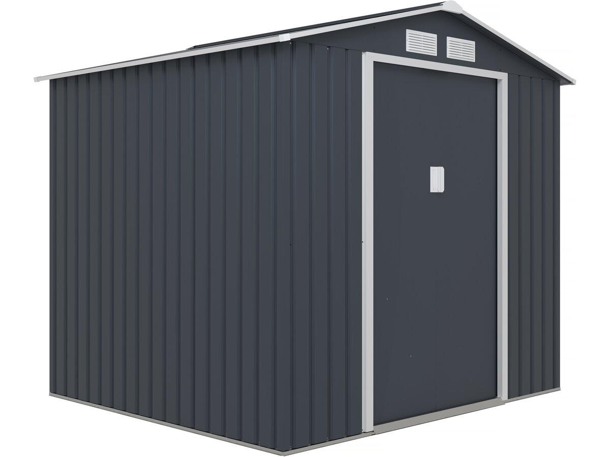 METALL-GARTENHAUS vegas - Grau, Metall (340/210/446cm) - Habitat Garten